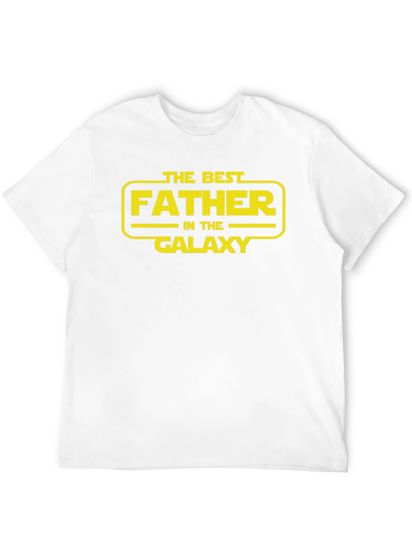 Best Father in the Galaxy Black T-Shirt