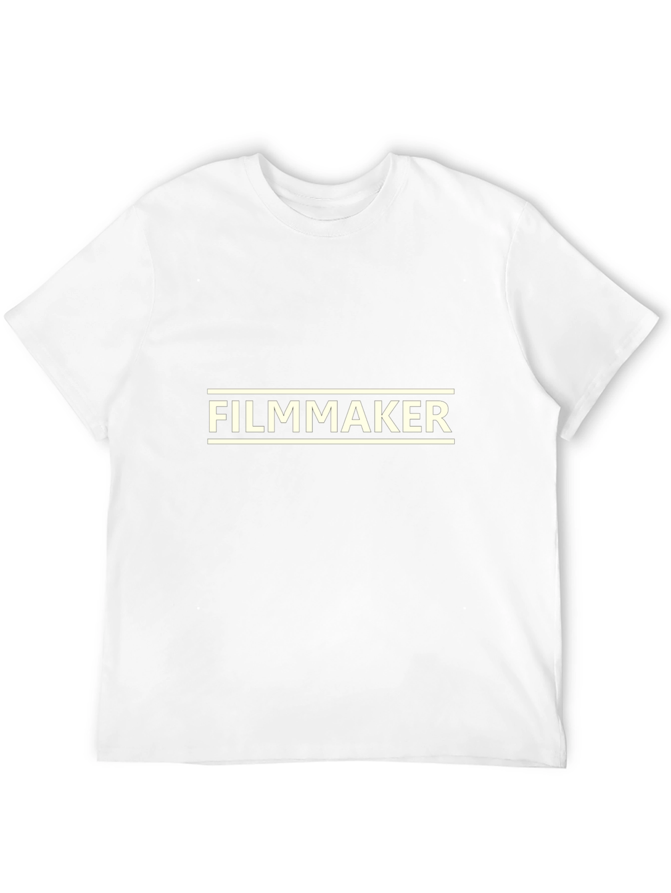 Filmmaker Graphic Tee - Classic Black Crew Neck