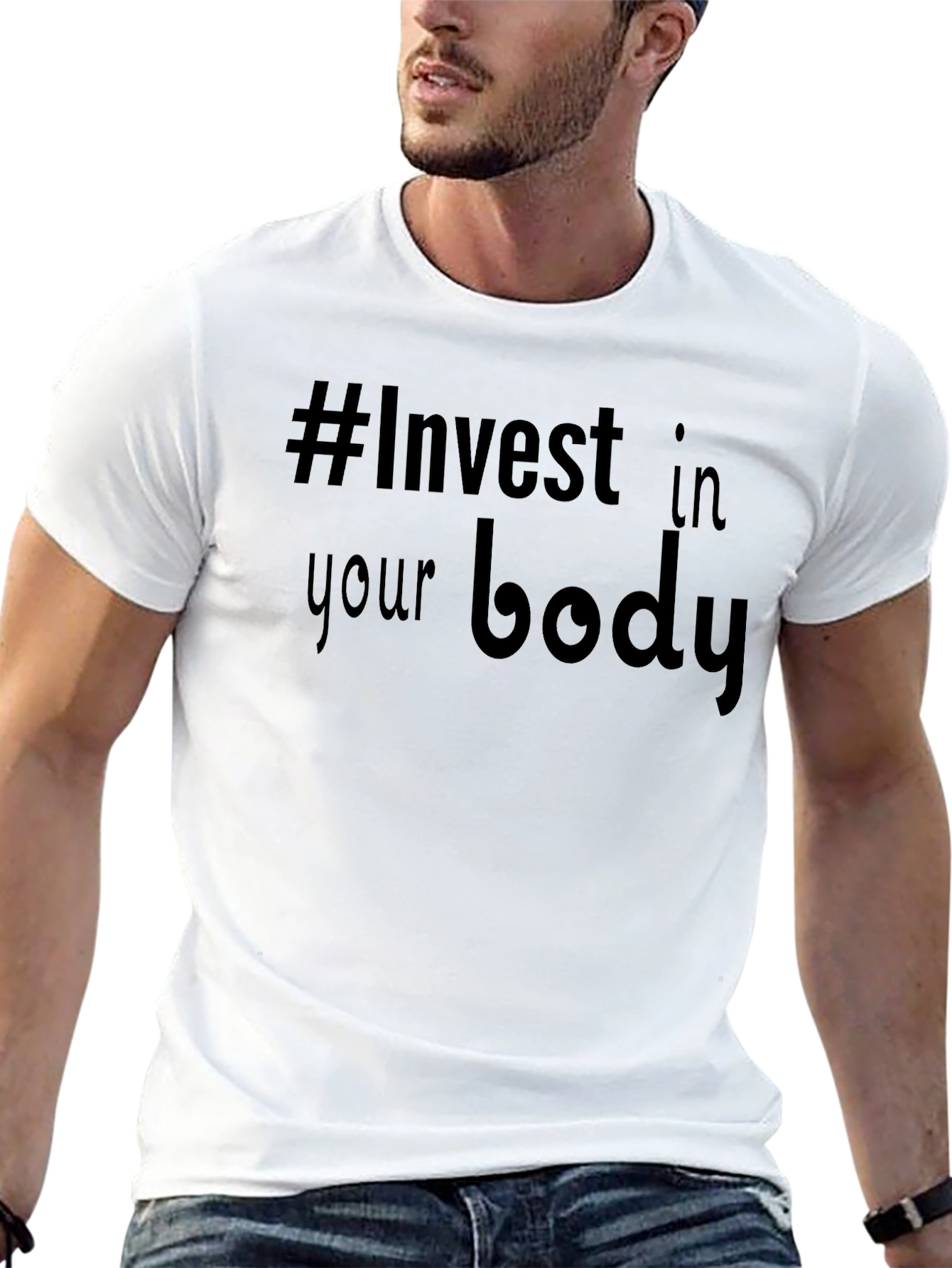 Invest in Your Body Black T-Shirt