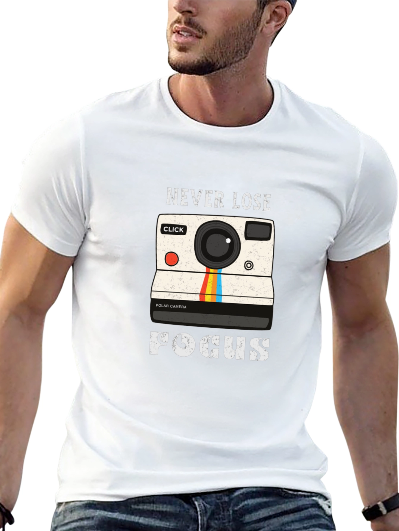 Never Lose Focus Camera Graphic Tee