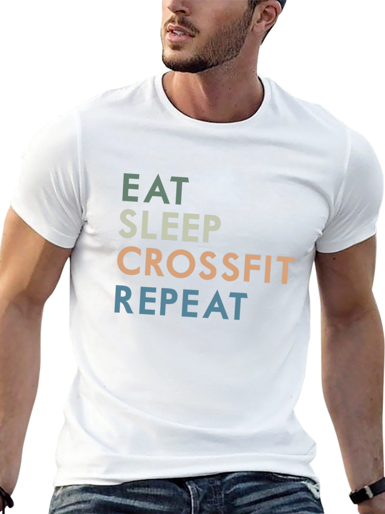 Eat Sleep Crossfit Repeat T-Shirt
