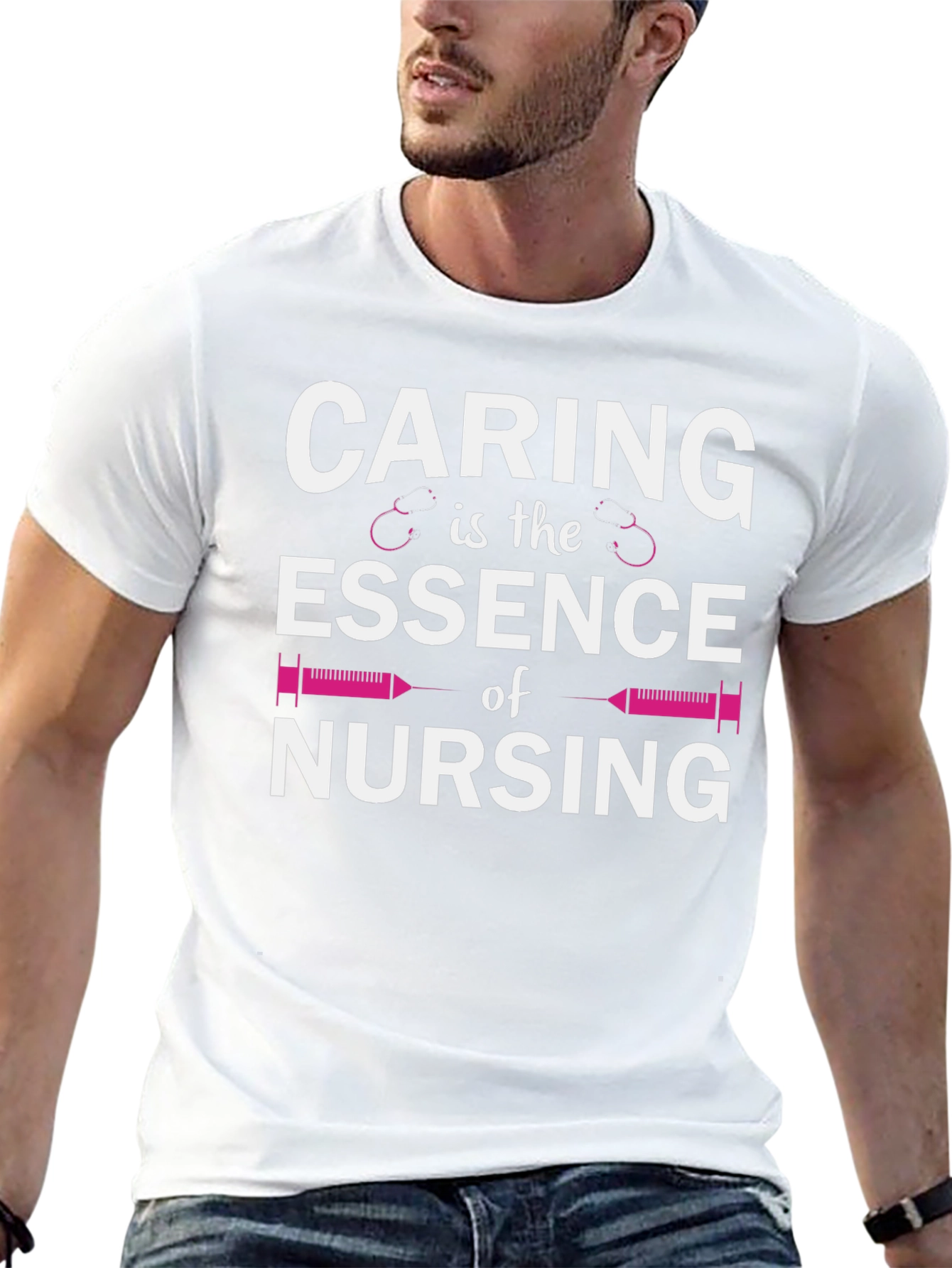 Caring is the Essence of Nursing T-Shirt