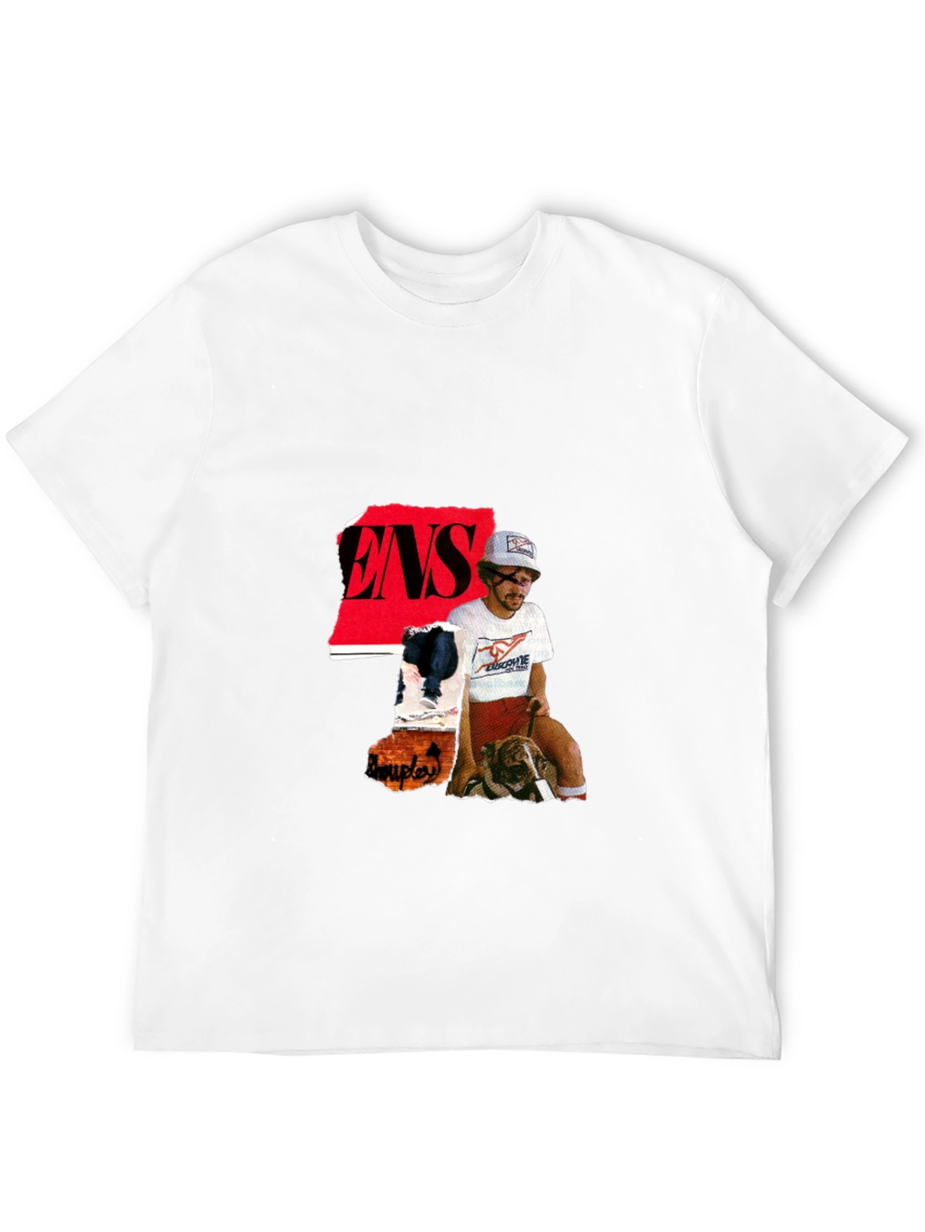 ENS Collage Black T-Shirt