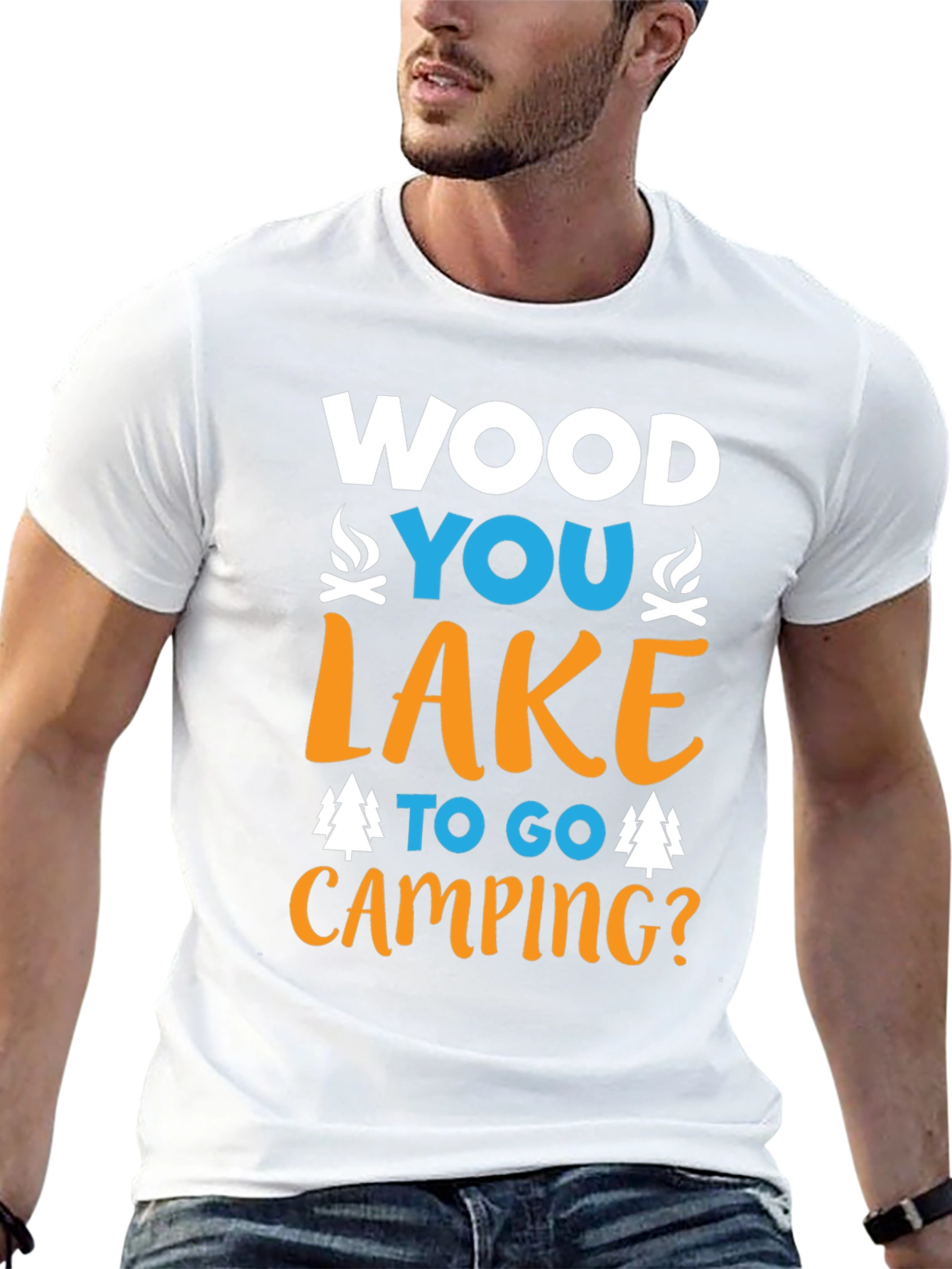 Camping T-Shirt - Wood You Lake To Go?