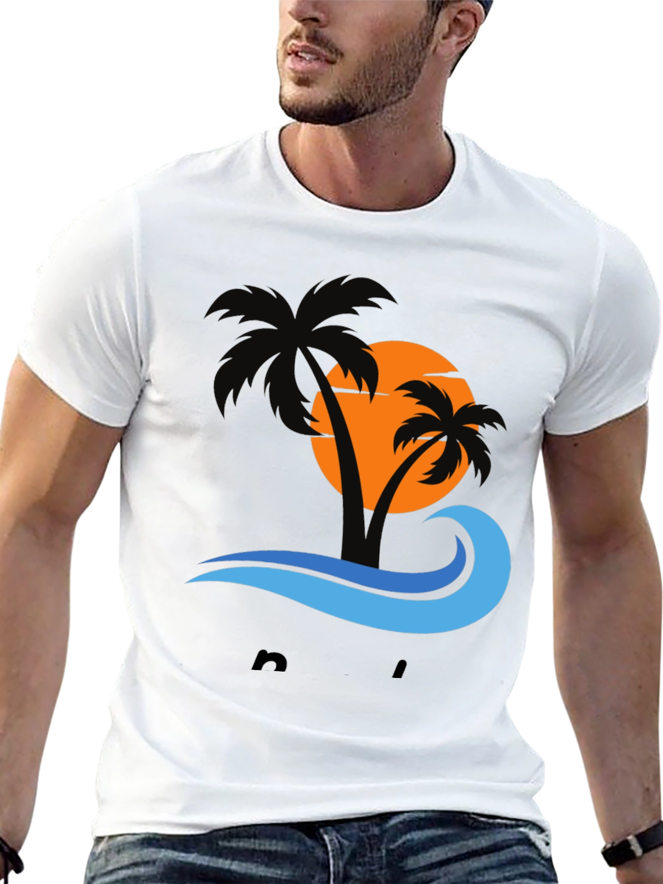 Tropical Palm Sunset T-Shirt