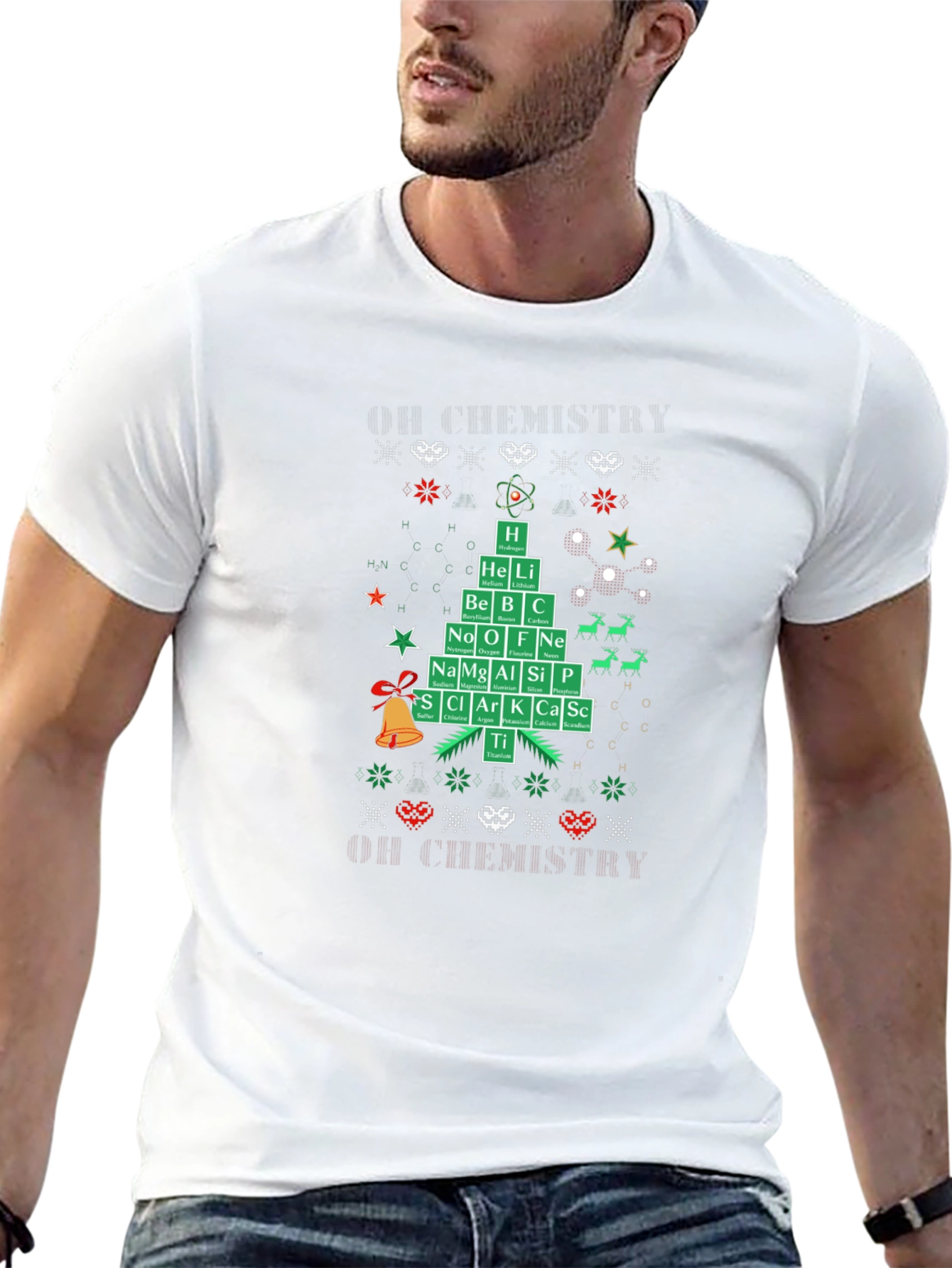 Chemistry Christmas Tree T-Shirt