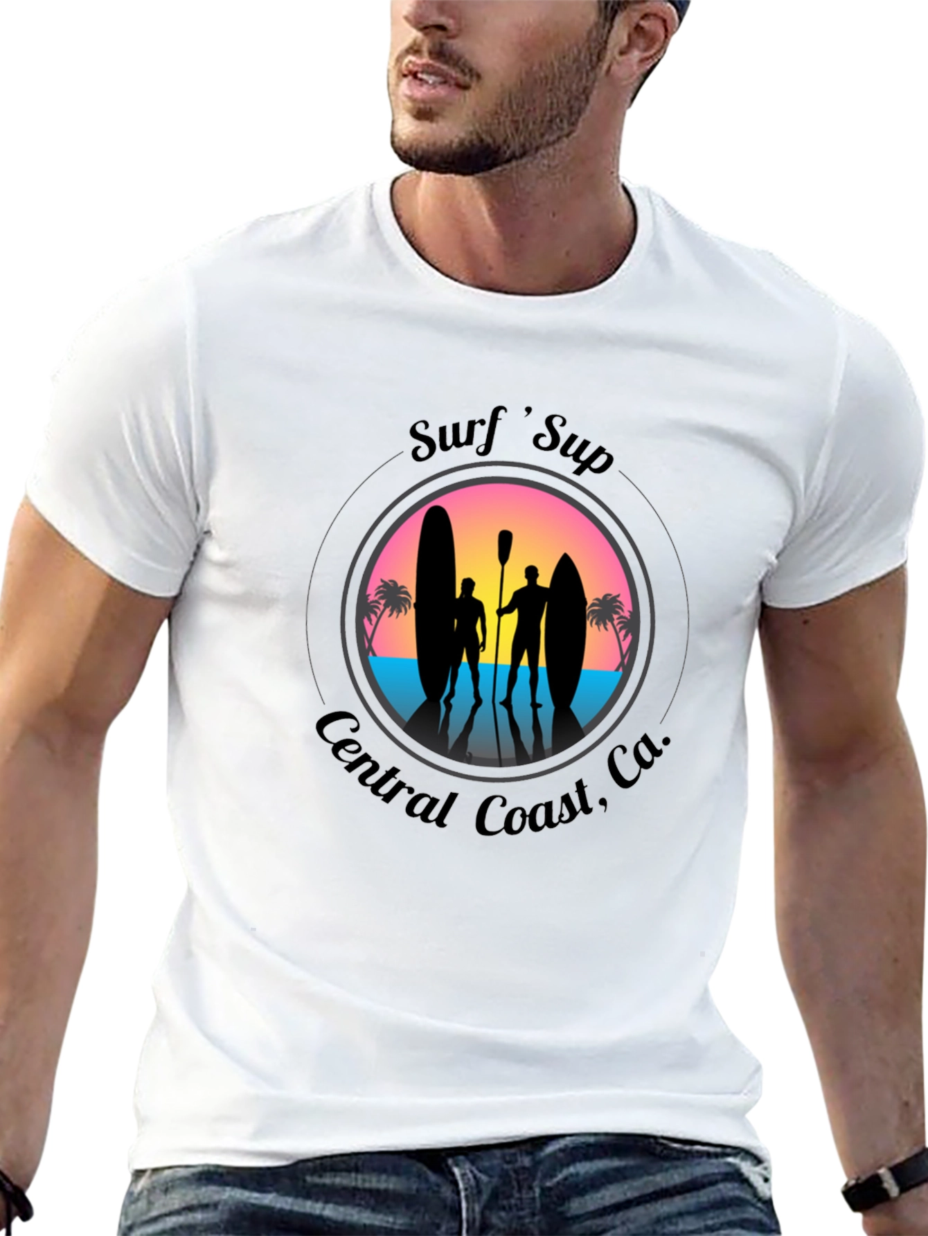 Surfs Up Central Coast Tee