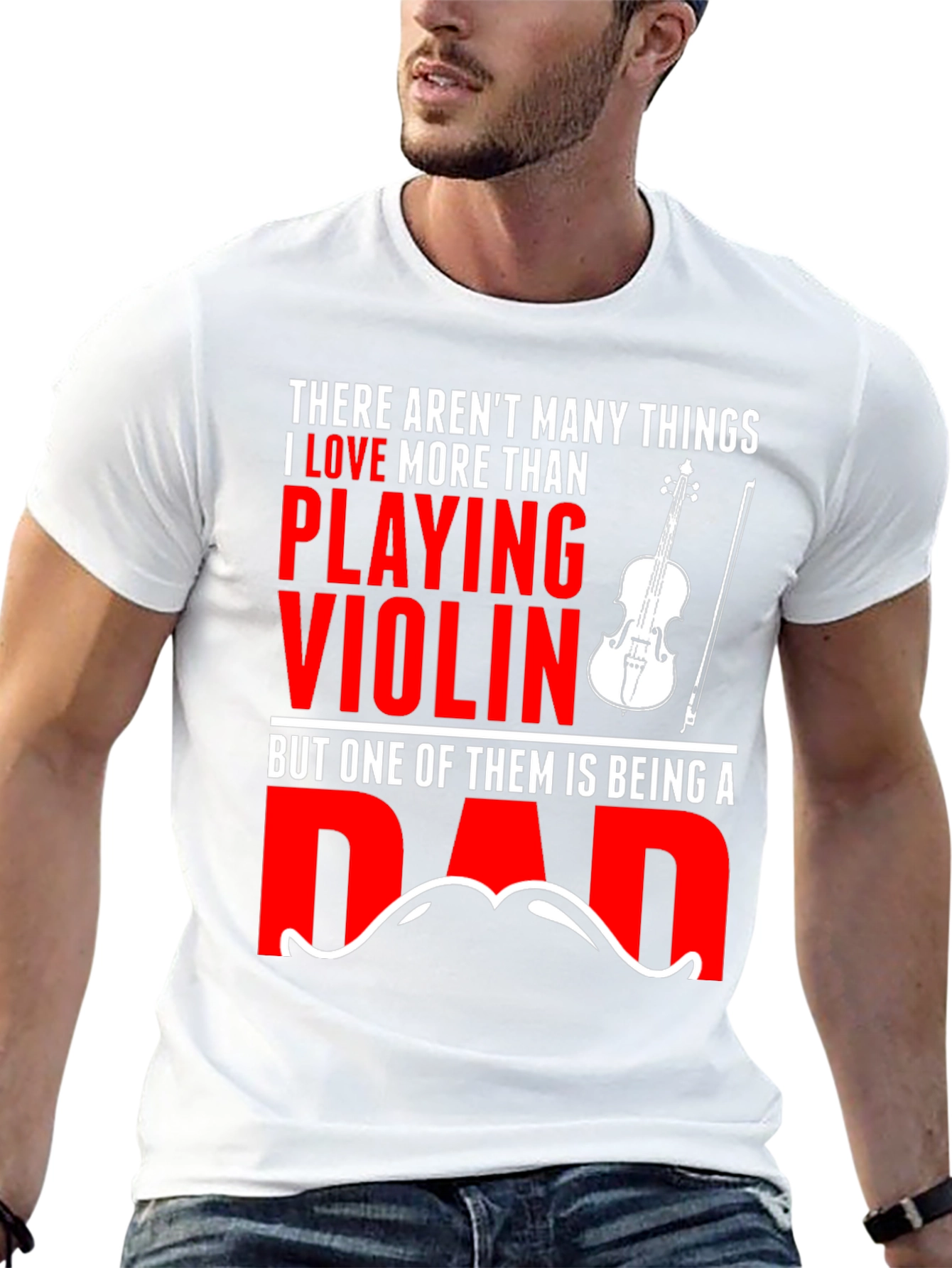 Violin Dad T-Shirt: Music Lovers Gift