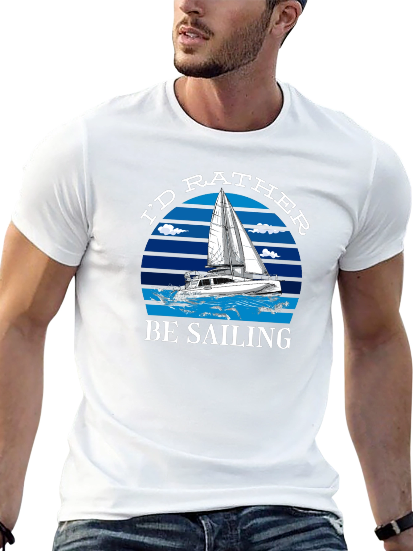 Id Rather Be Sailing T-Shirt