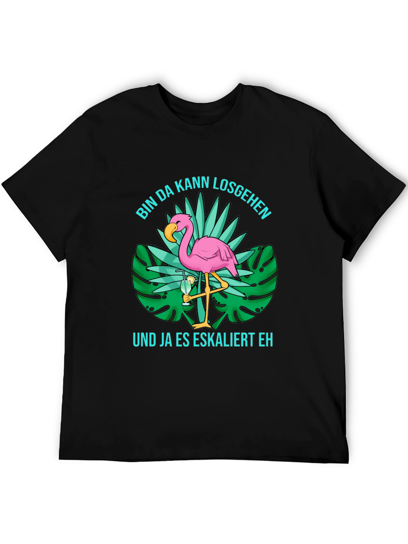 Tropical Flamingo T-Shirt: Party Ready!