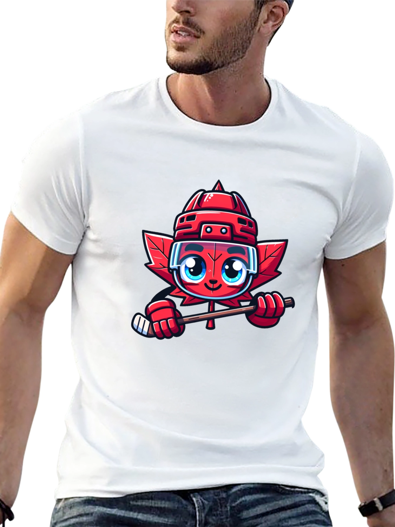 Canada Maple Leaf Hockey T-Shirt