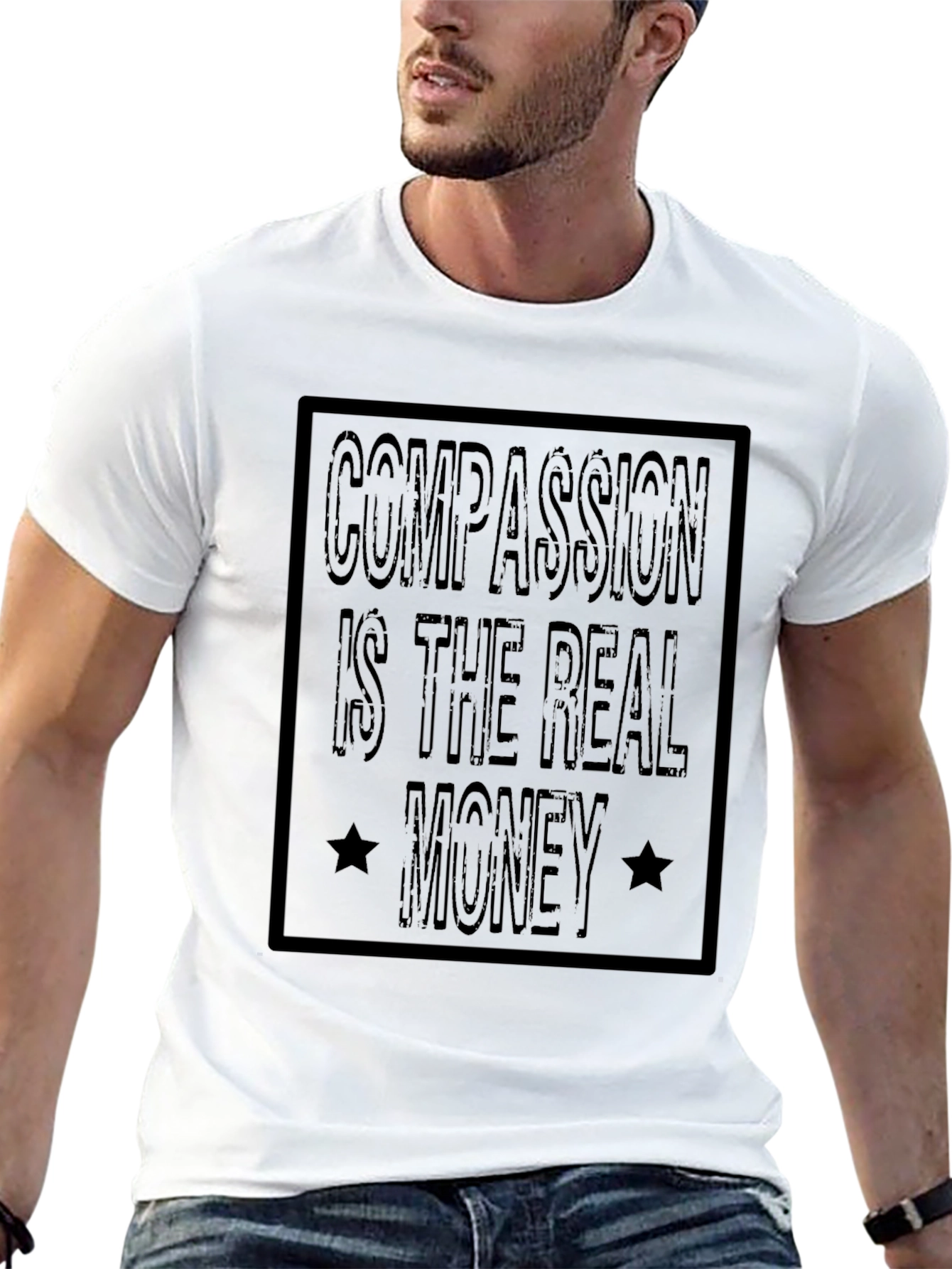 Compassion is the Real Money Graphic Tee