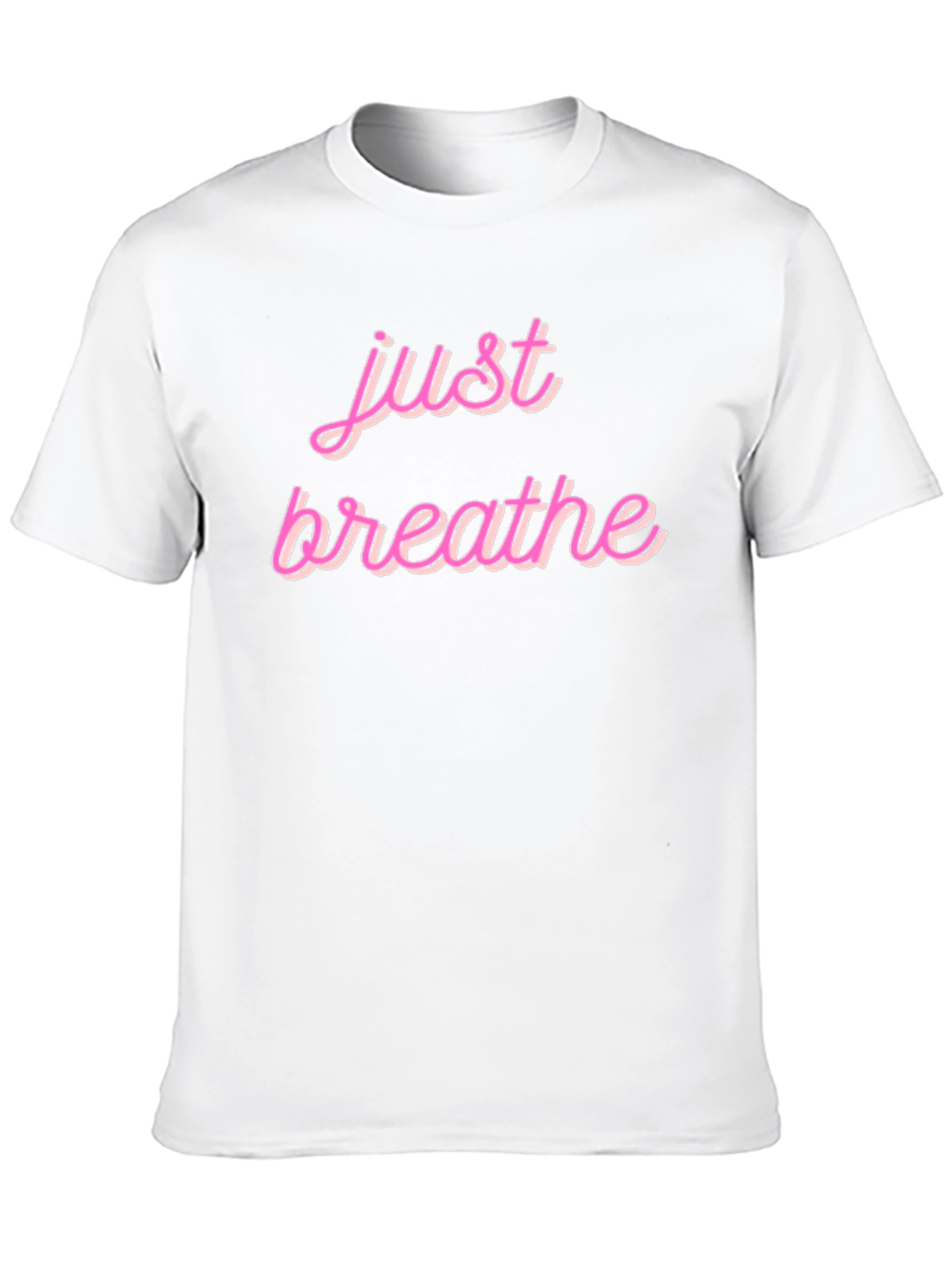 Just Breathe Graphic Tee - Relaxed Fit