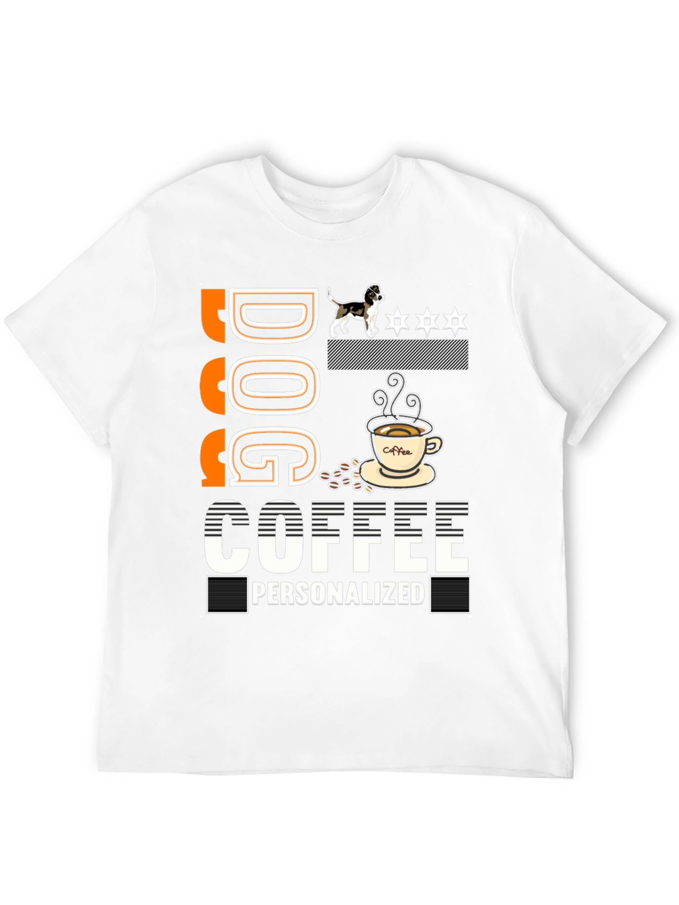 Dog Coffee Personalized Graphic Tee