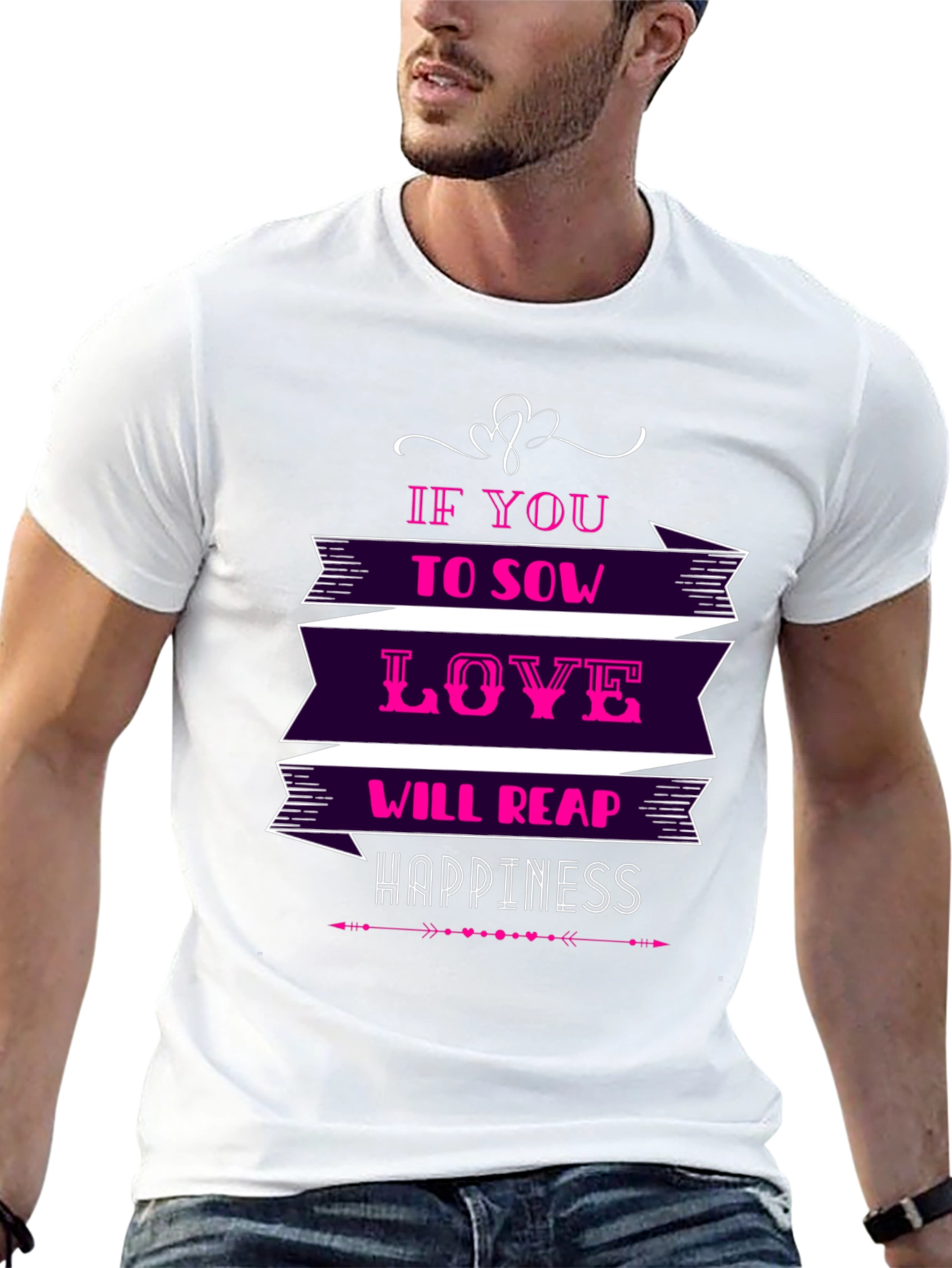 Love & Happiness Graphic T-Shirt
