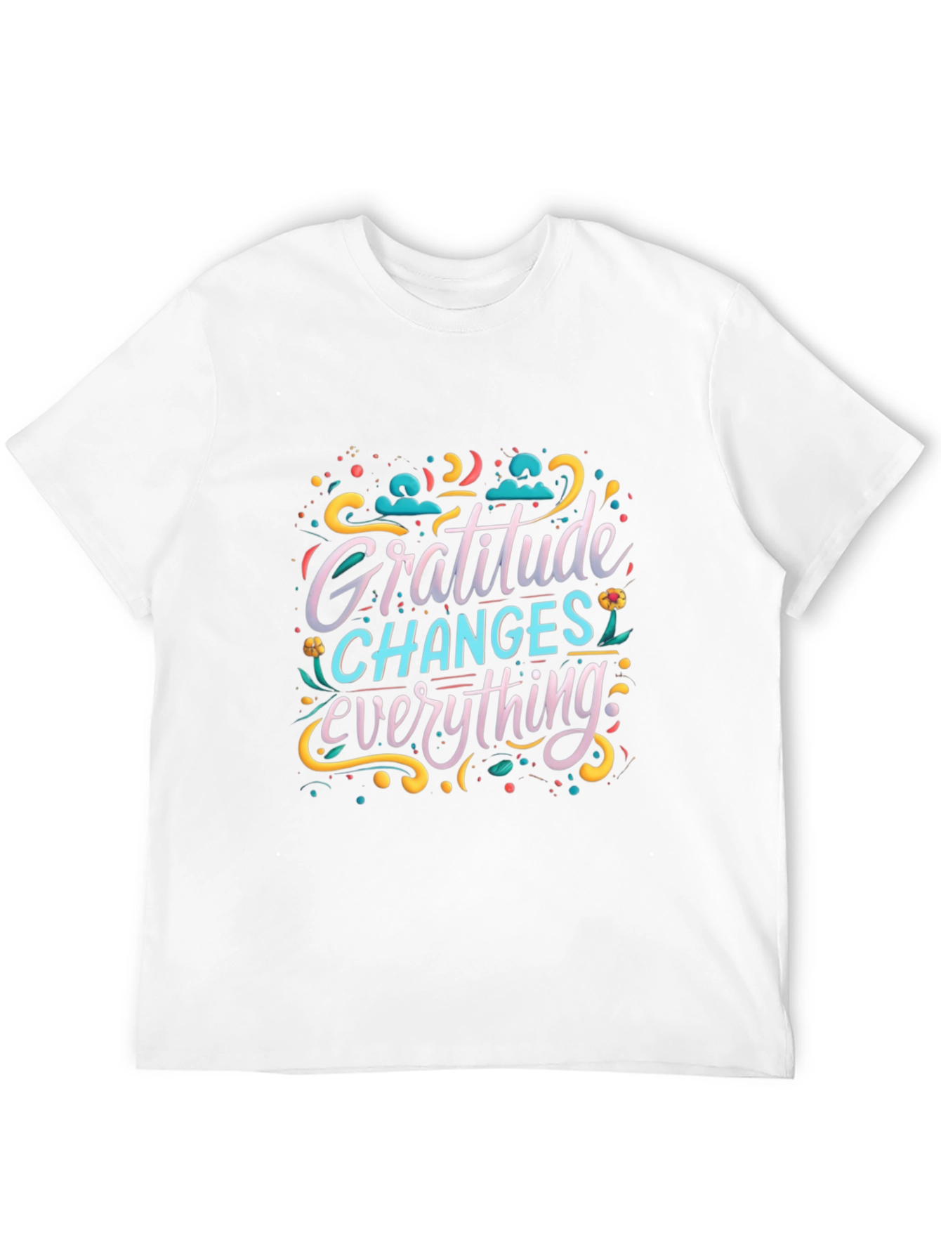 Gratitude Changes Everything Graphic Tee - Black