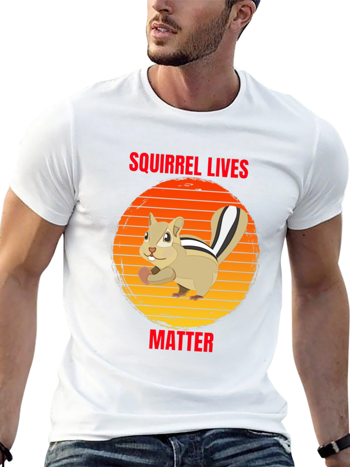 Squirrel Lives Matter Graphic Tee - Unisex Black T-Shirt