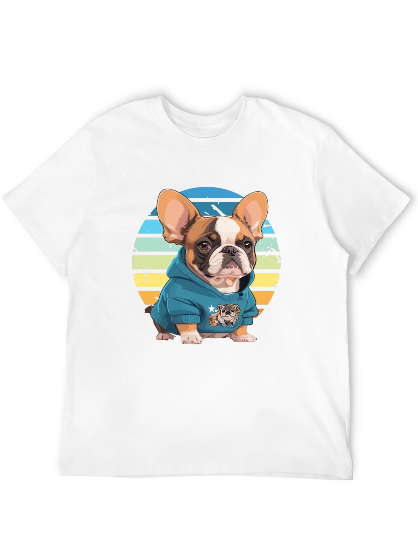 Cool Bulldog T-Shirt - Trendy Graphic Tee