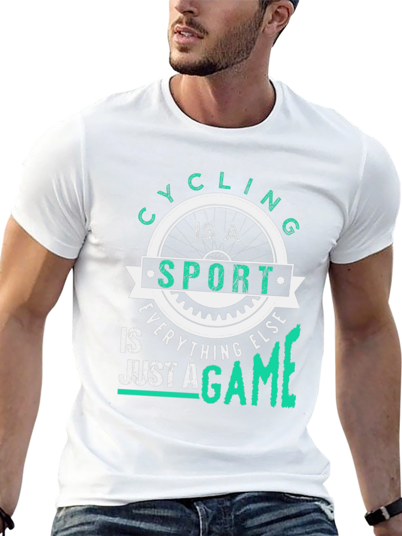 Cycling Is A Sport Graphic T-Shirt