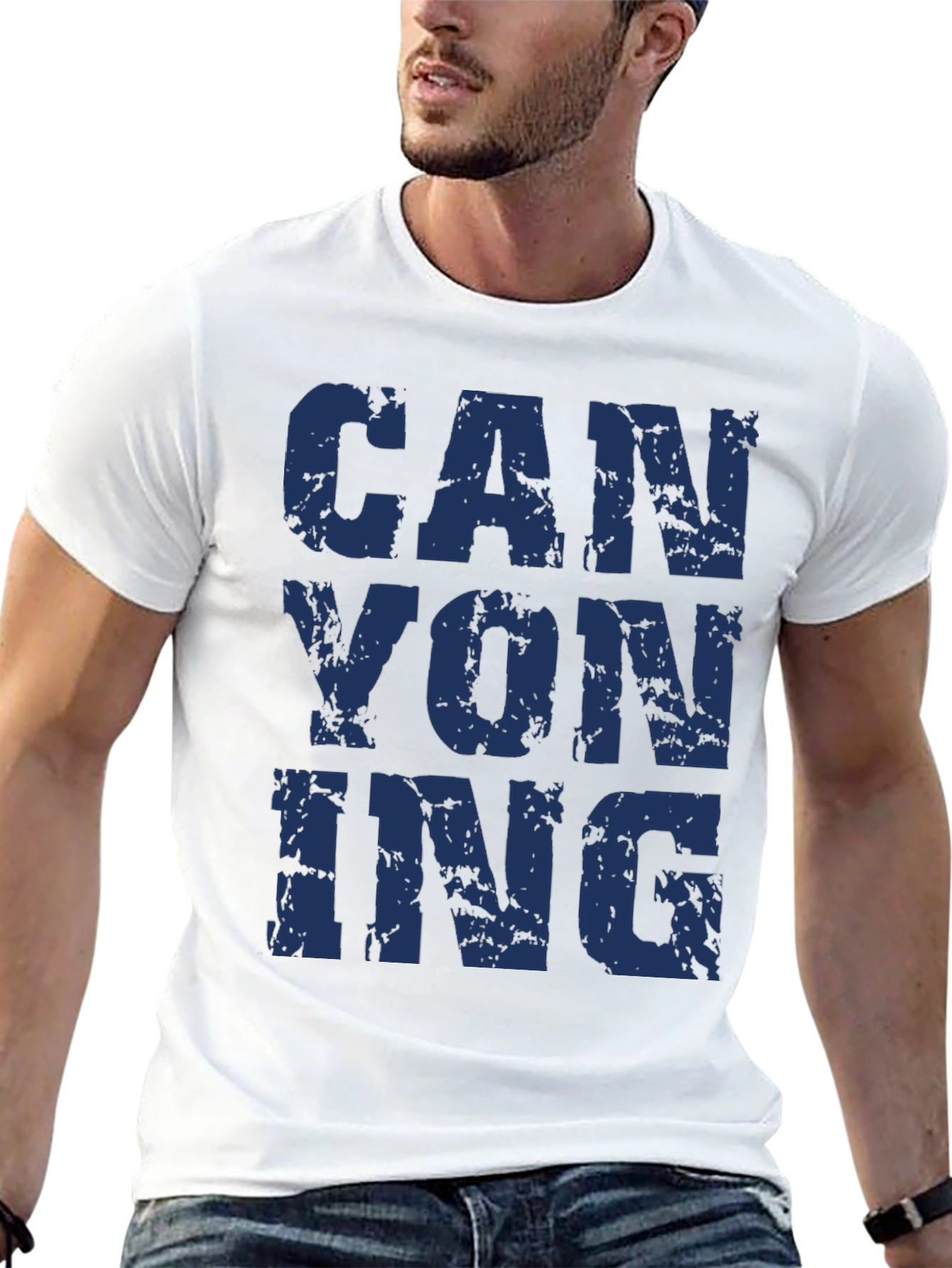 Canyoning Black T-Shirt | Adventure Apparel