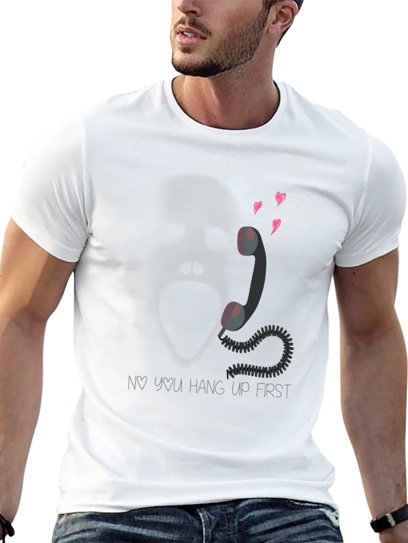 Ghost Face Hang Up First Graphic Tee