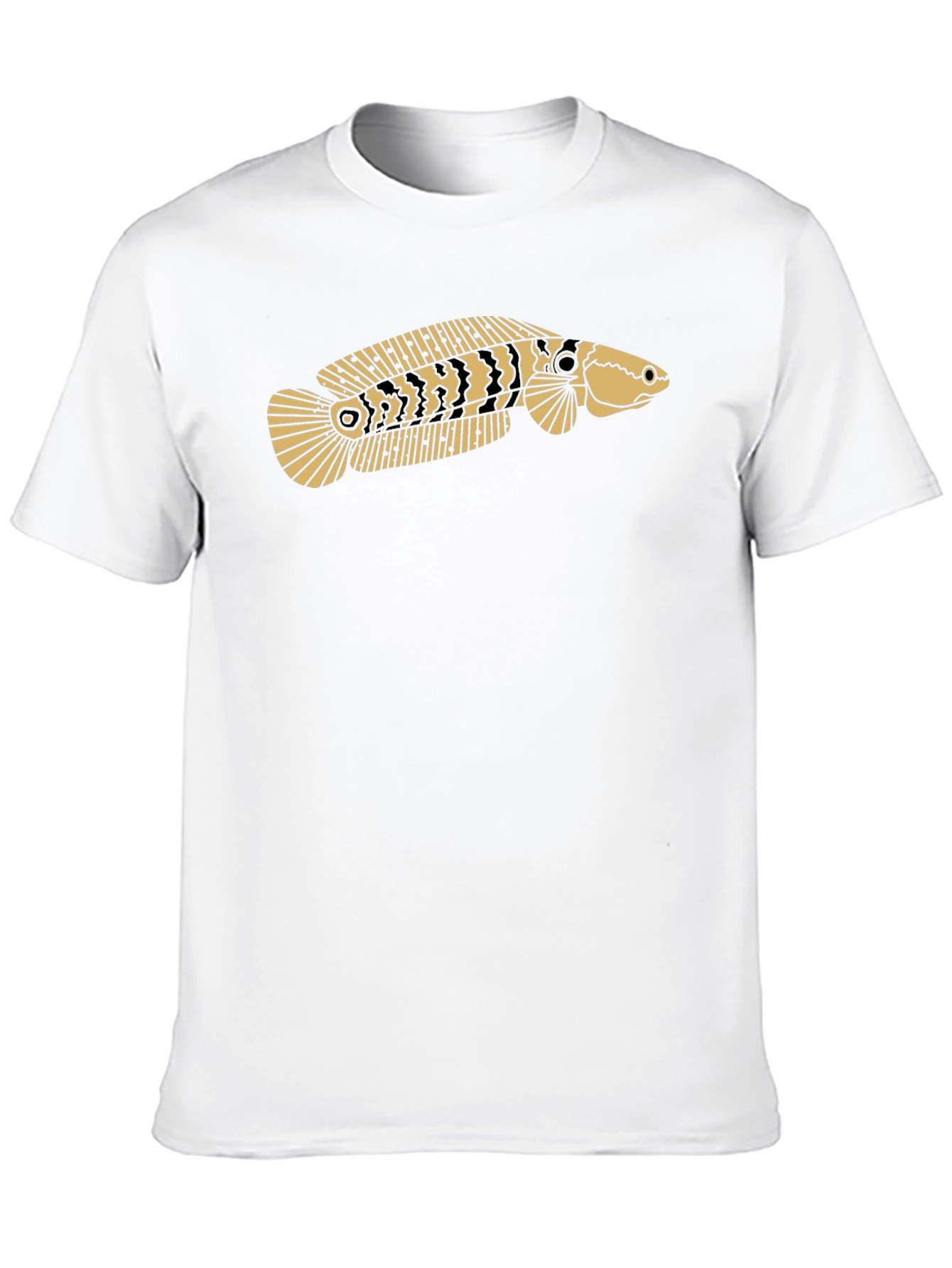 Snakehead Fish Graphic Tee - Black T-Shirt