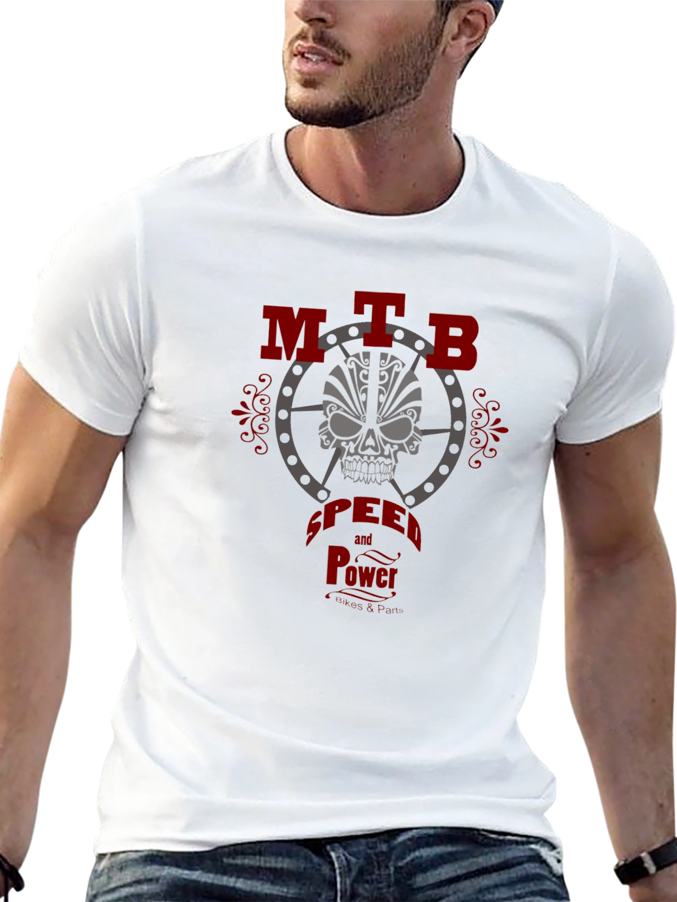 MTB Speed & Power Graphic Tee - Black