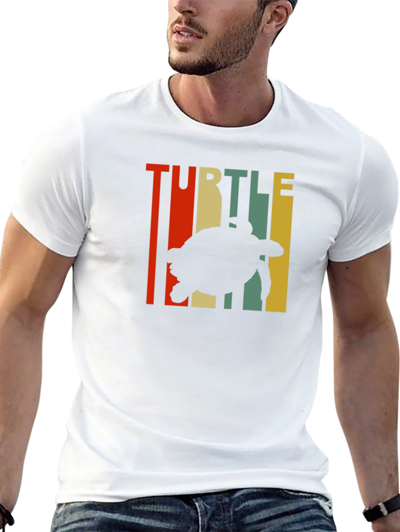 Retro Turtle Silhouette T-Shirt