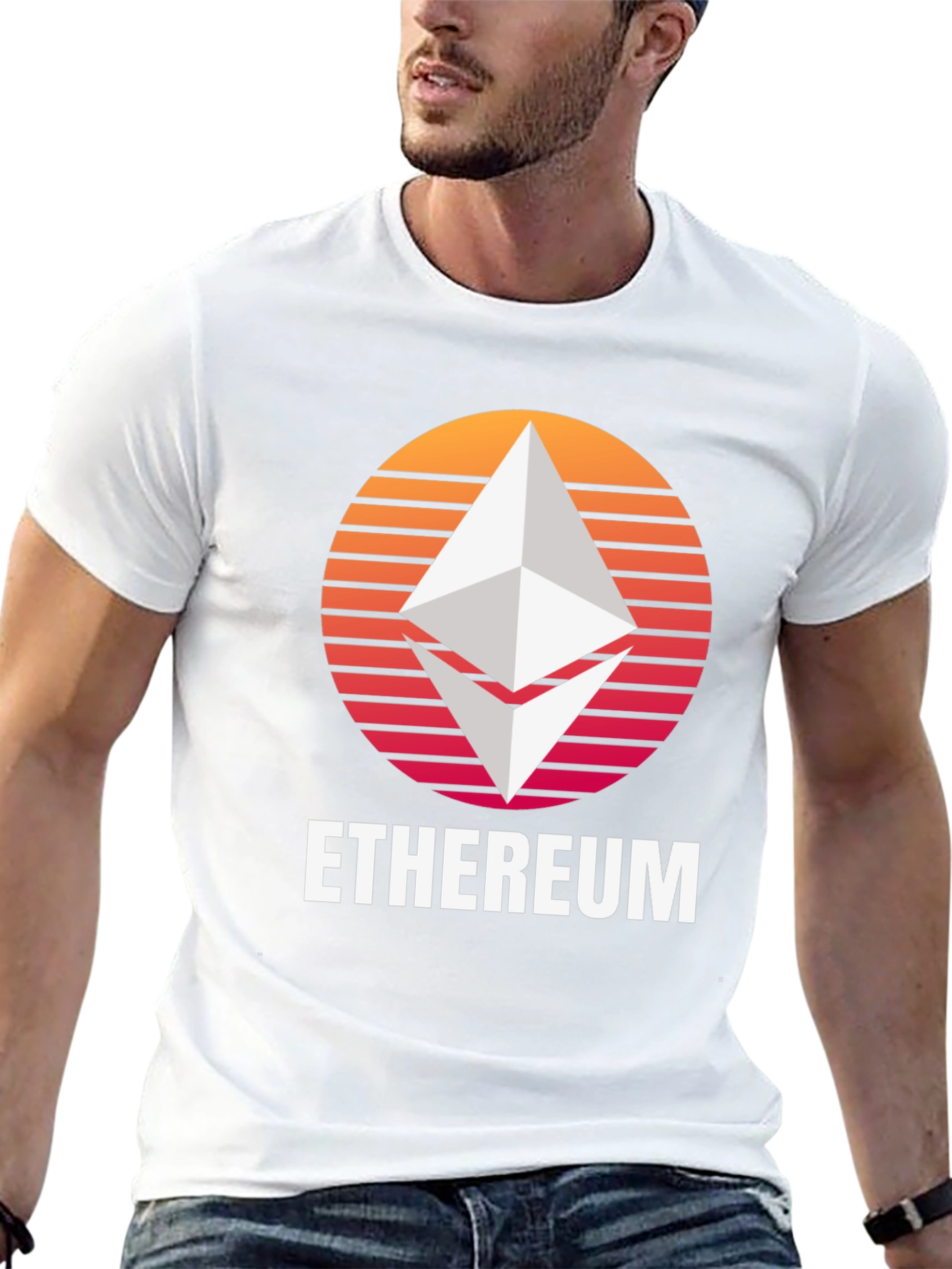 Ethereum Sunset T-Shirt - Crypto Fan Tee