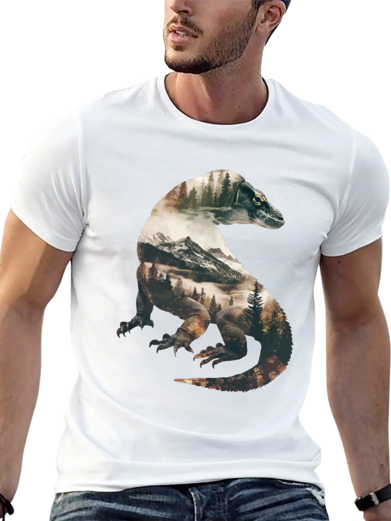 Komodo Dragon Nature Graphic Tee