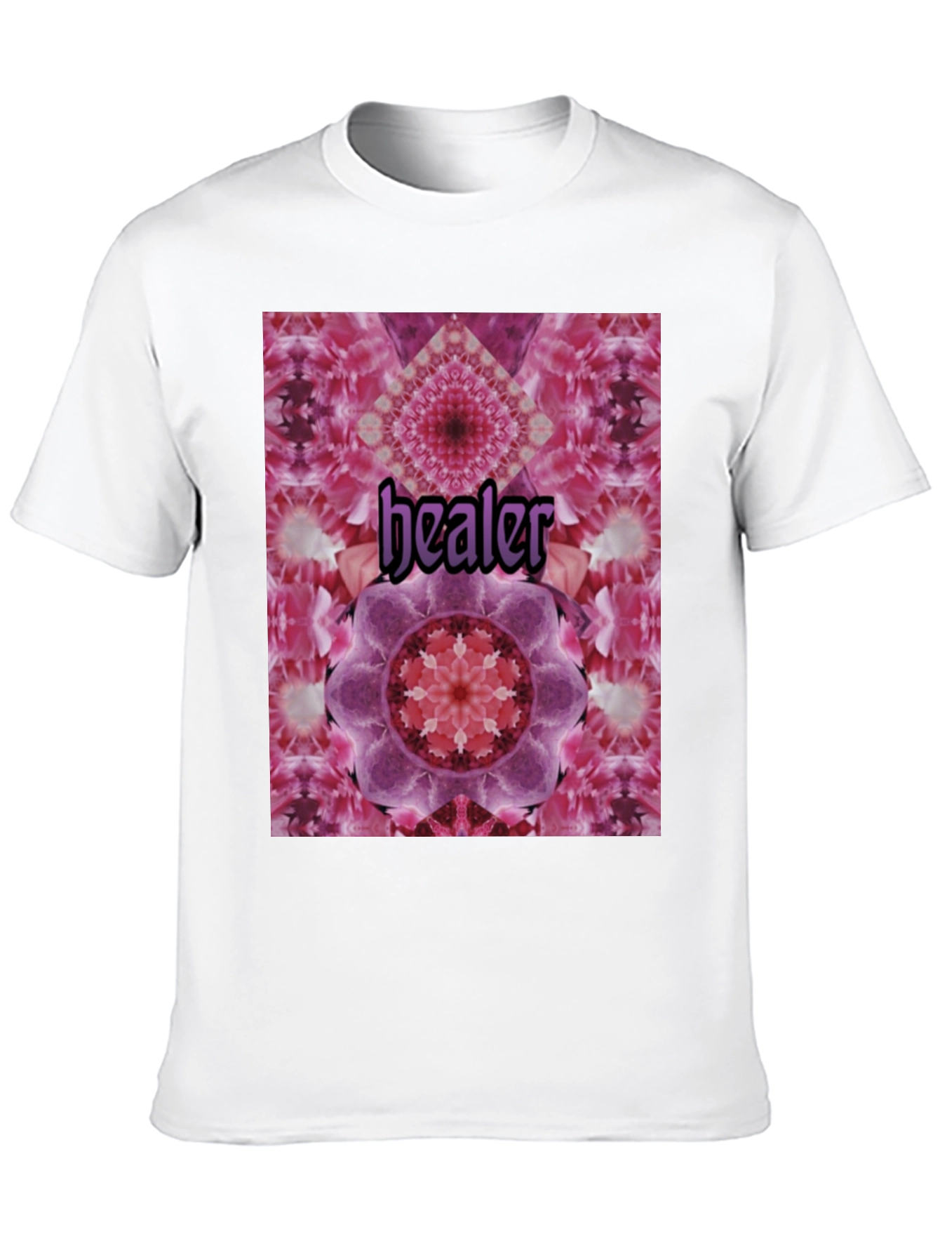 Healer Mandala T-Shirt - Unisex Black Tee