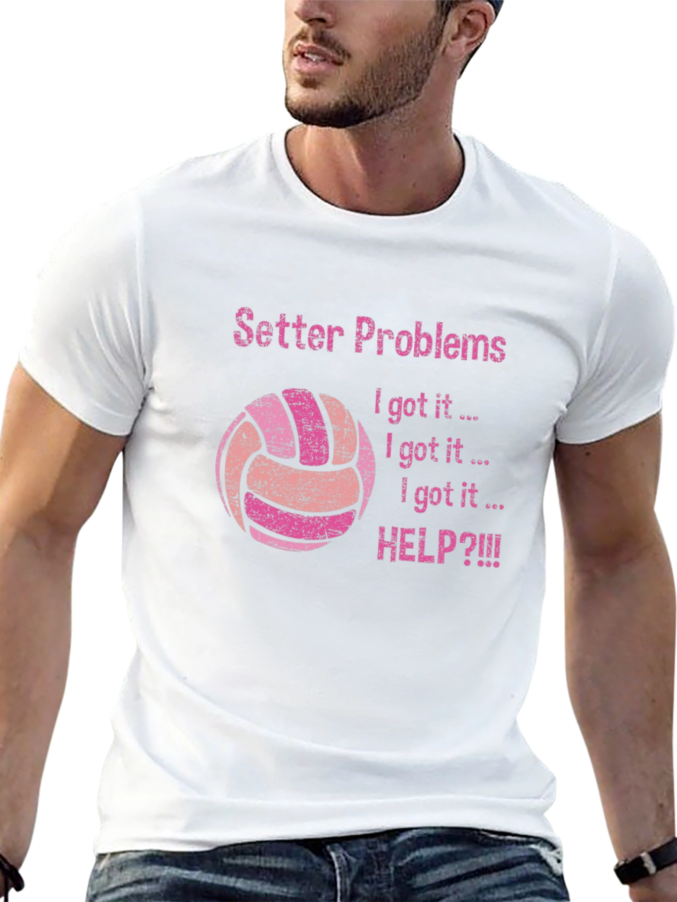 Setter Problems Volleyball Graphic Tee