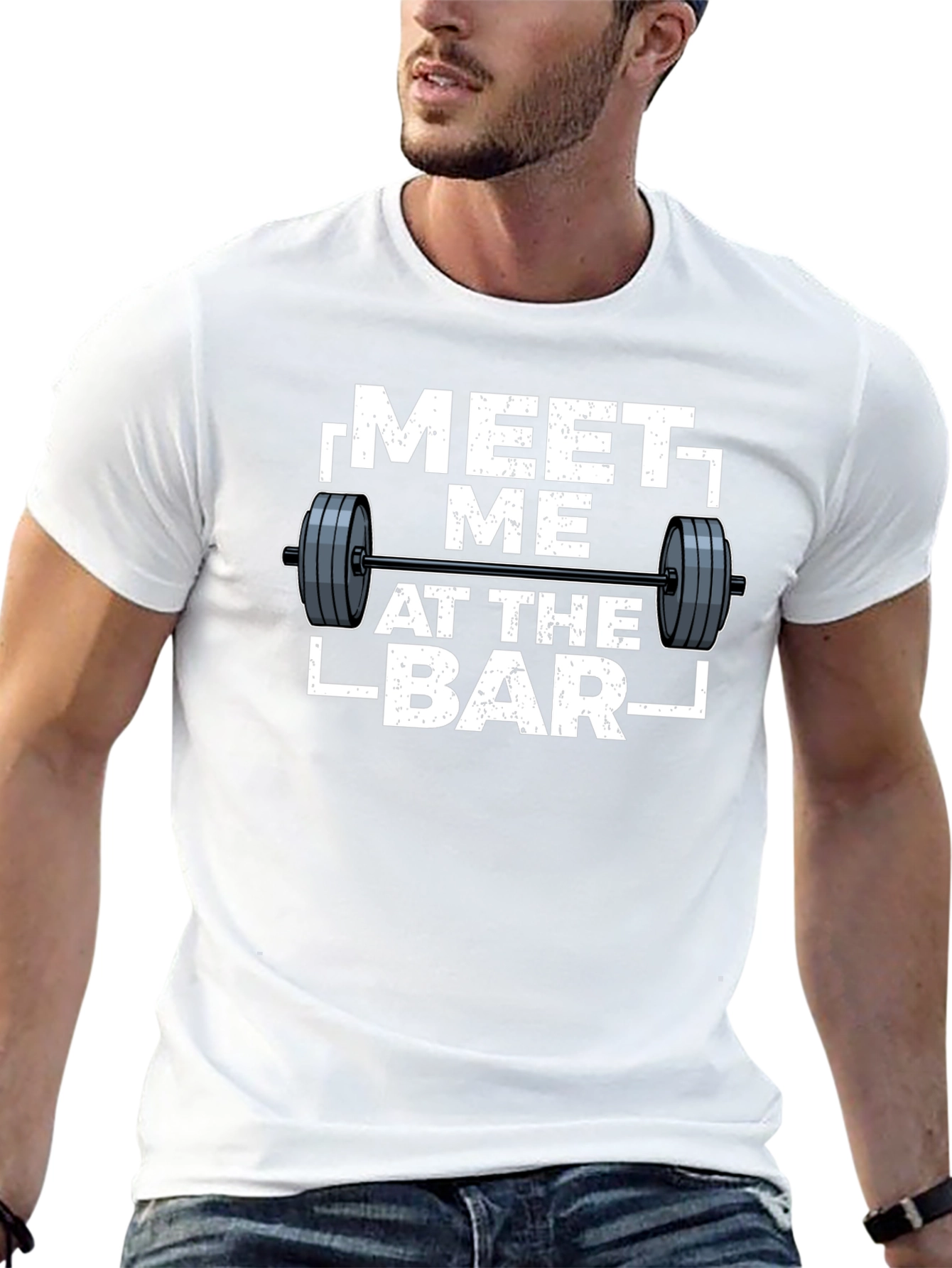 Meet Me at the Bar Weightlifting T-Shirt