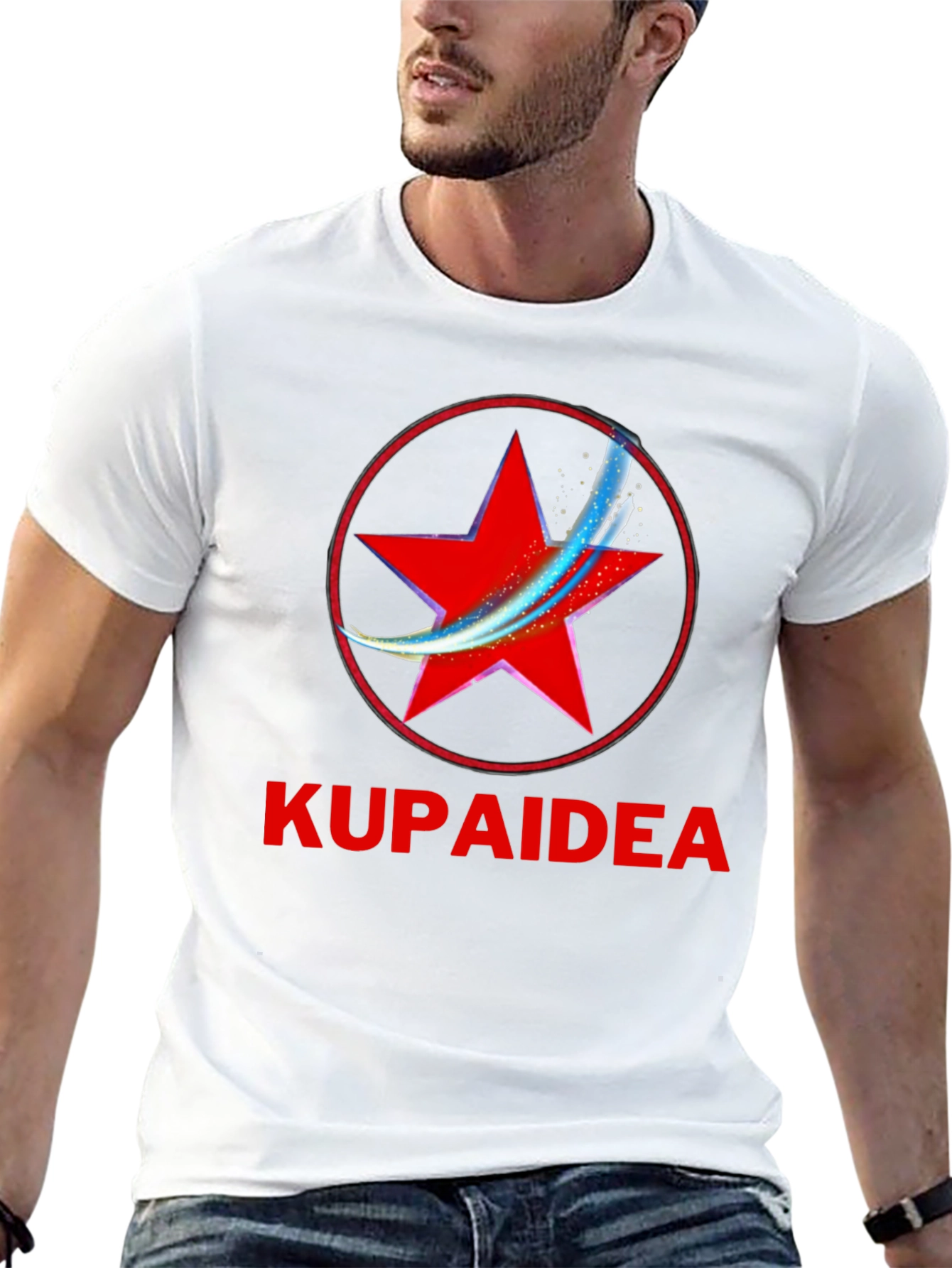 Kupaidea Star Graphic Tee - Bold & Stylish