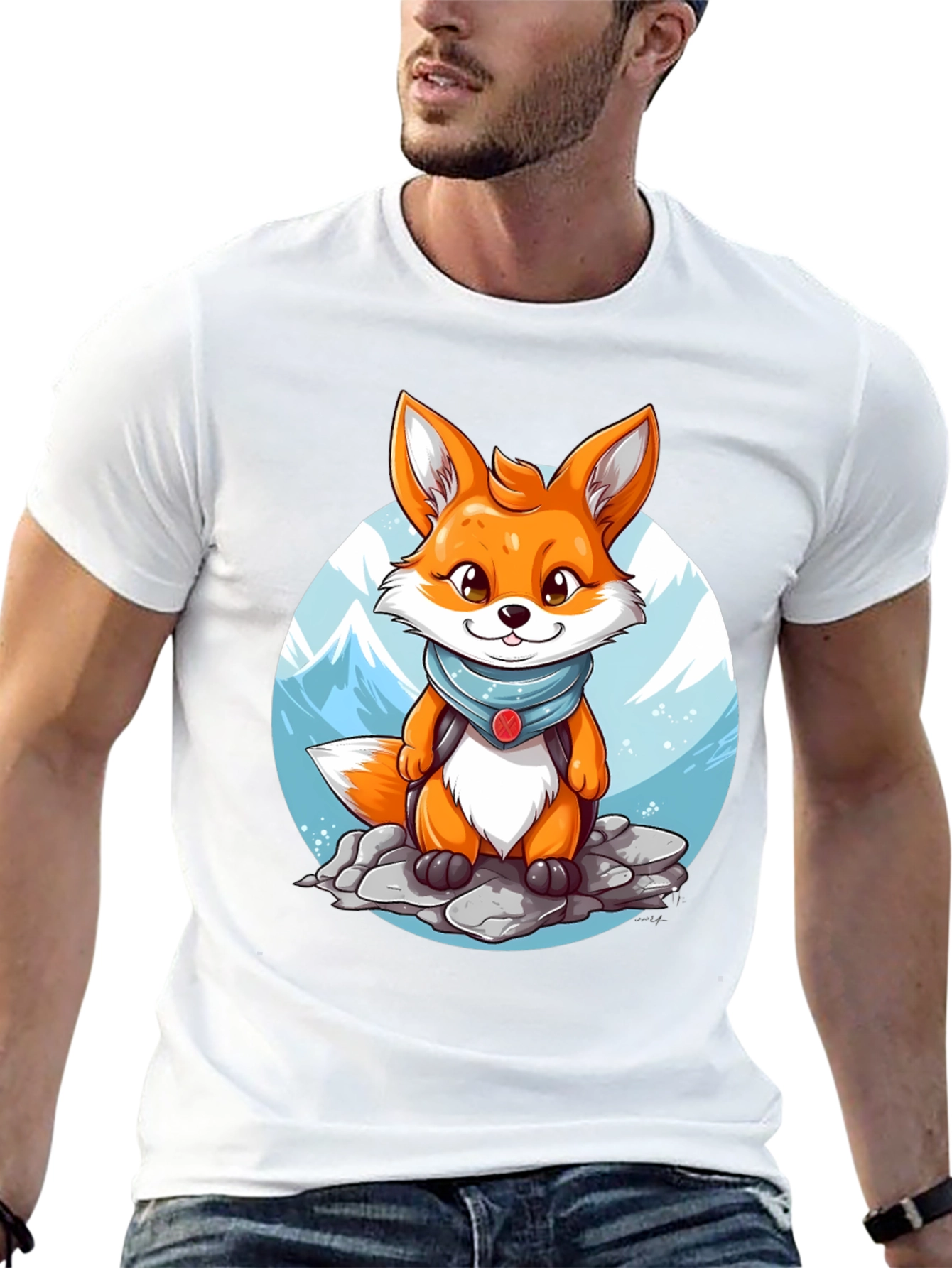 Fox Hiker Graphic Tee - Adventure Ready