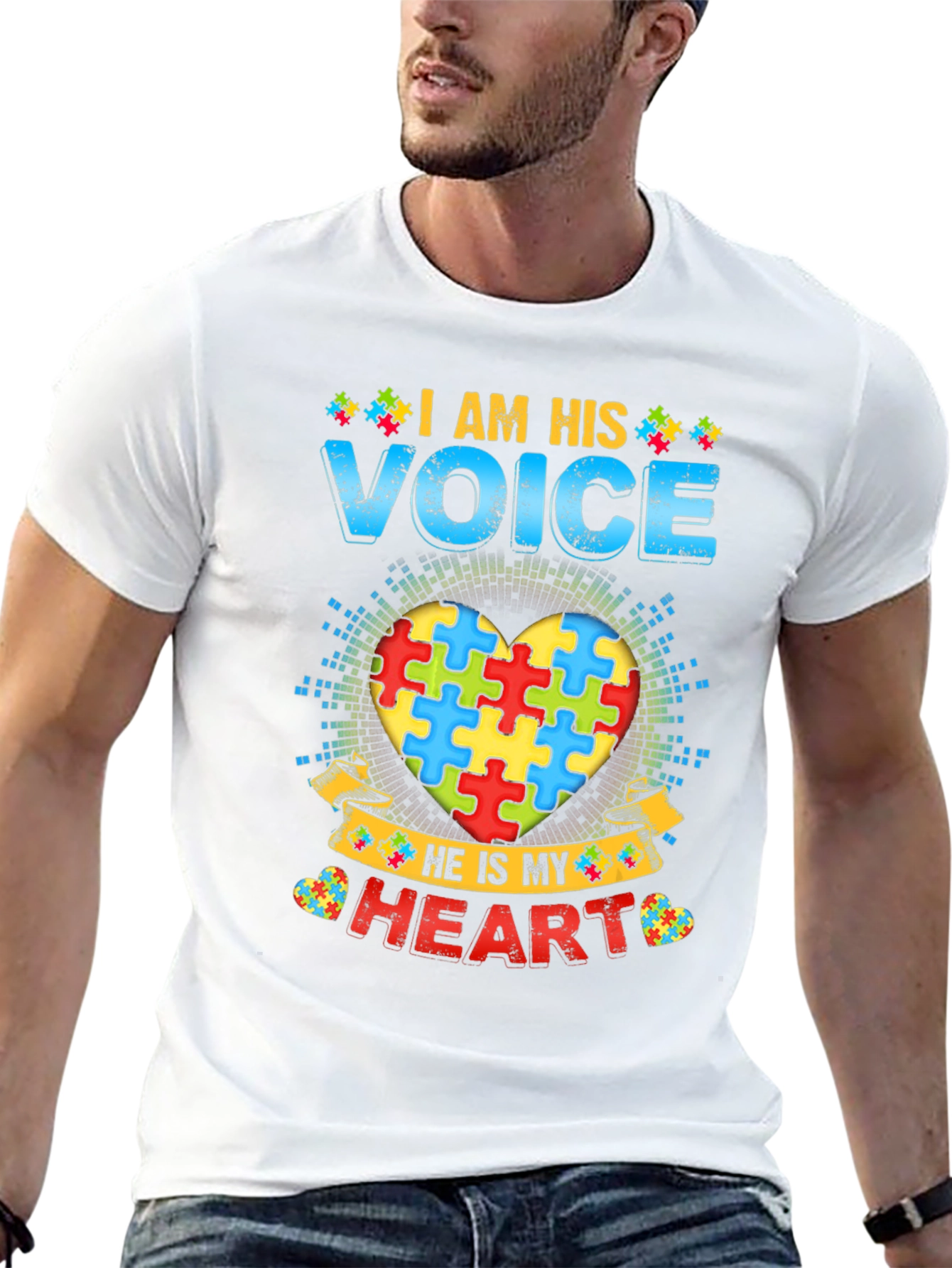 Autism Awareness I am His Voice T-Shirt