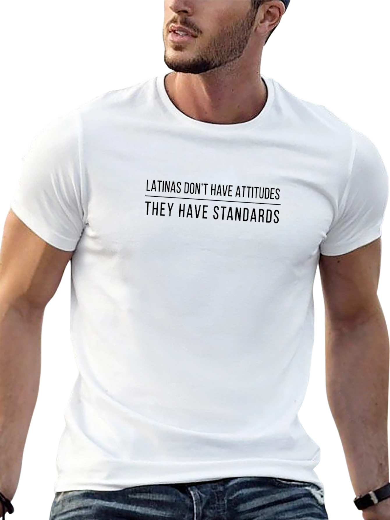 Latinas Standards Graphic Tee - Soft Cotton Comfort