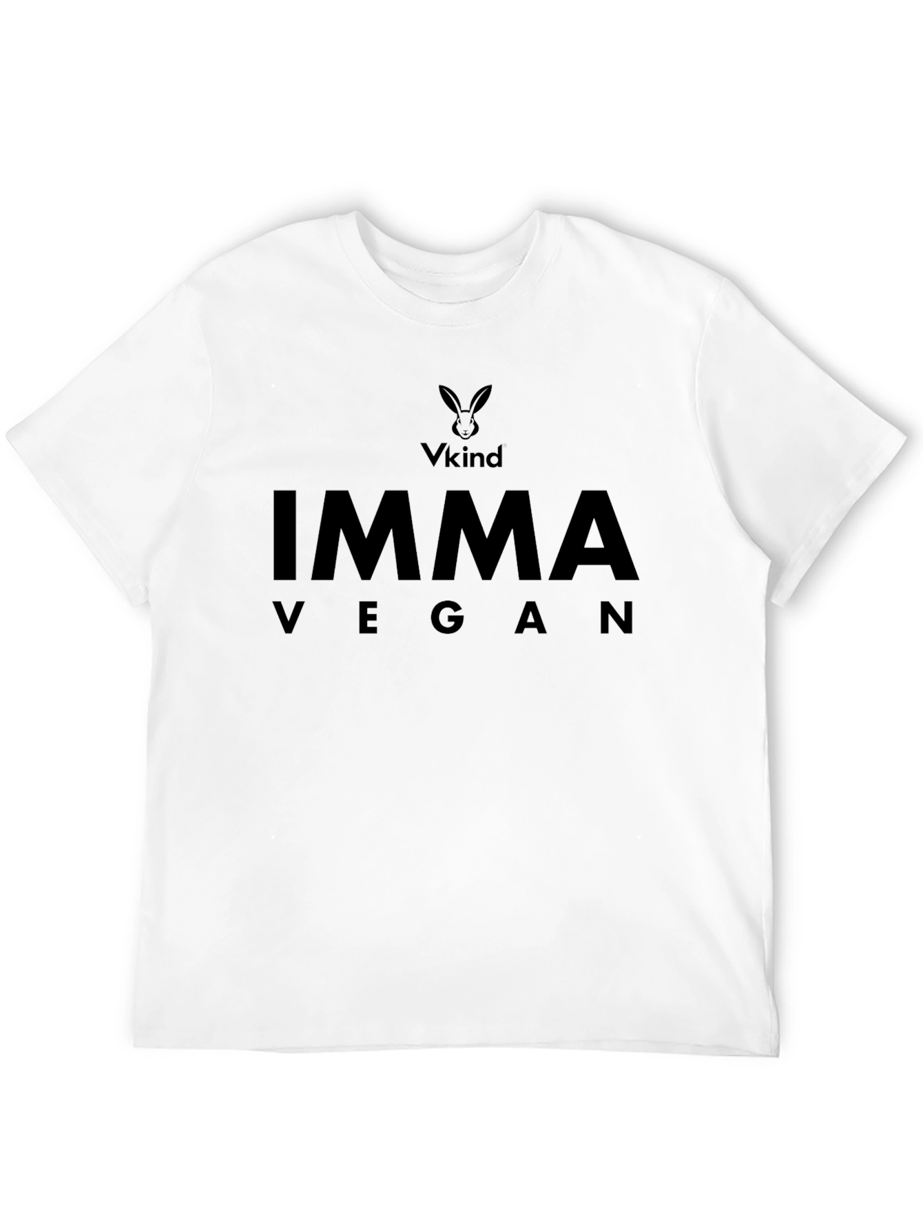 Imma Vegan Black T-Shirt - Vkind