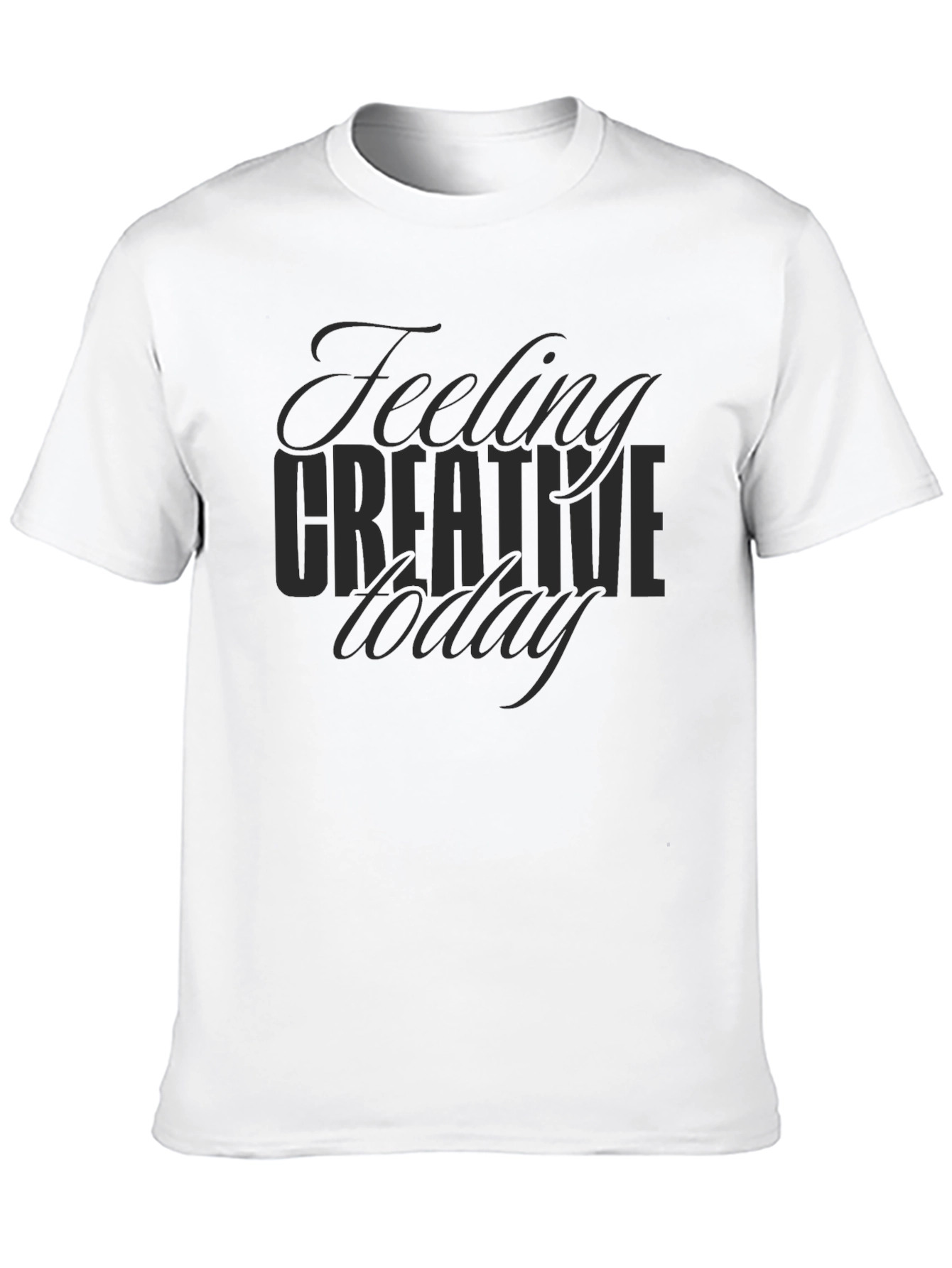 Feeling Creative Today Graphic Tee - Black