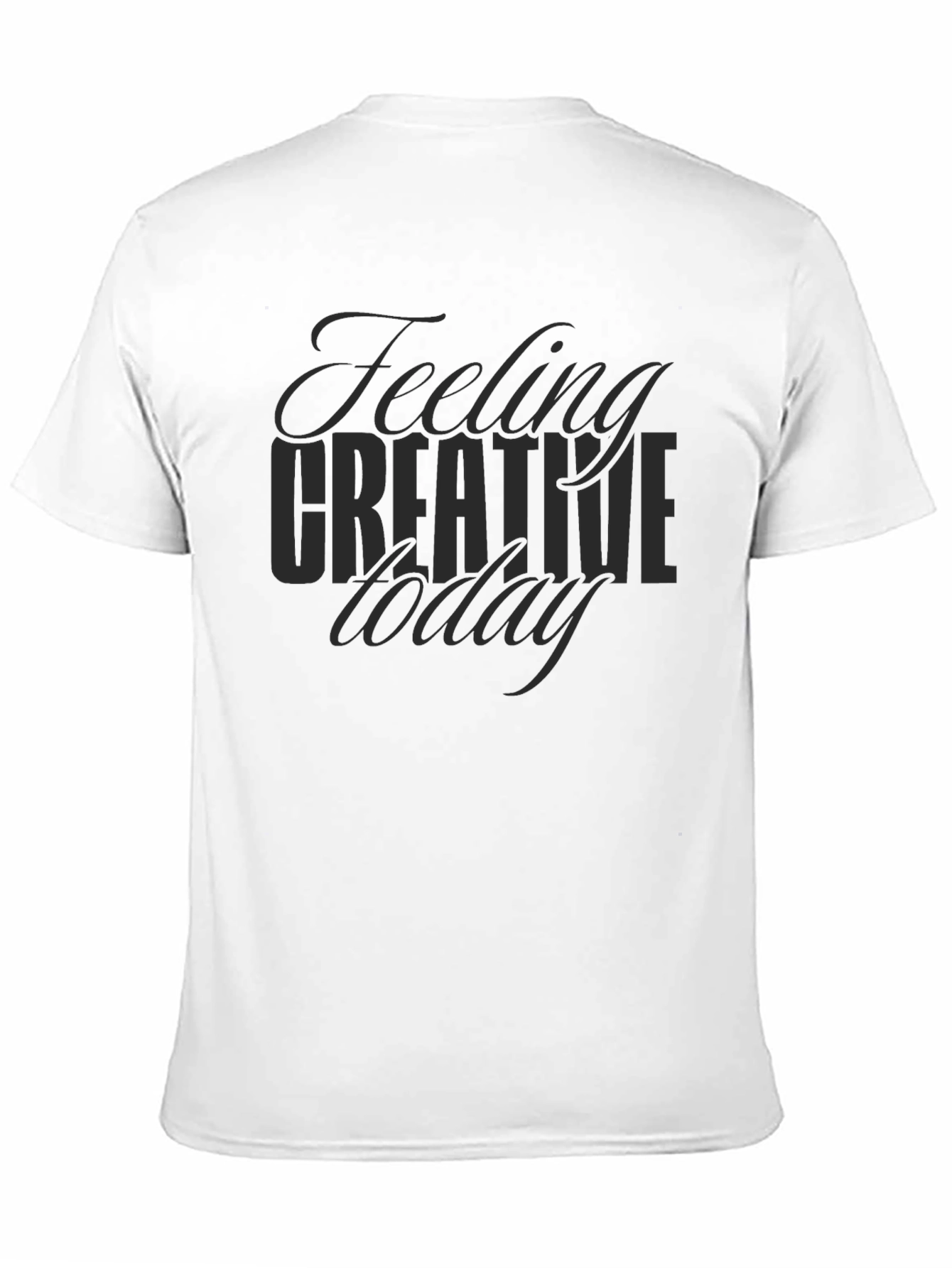 Feeling Creative Today Graphic Tee - Black