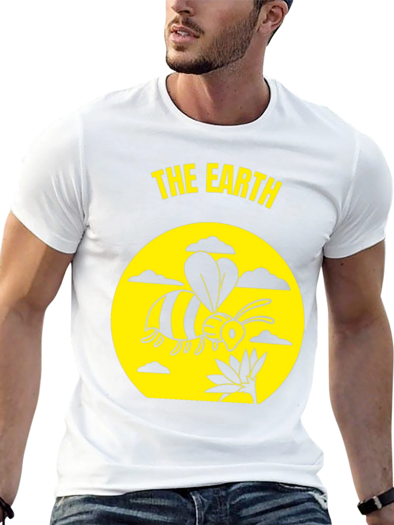 Bee Earth Graphic Tee - Eco Friendly