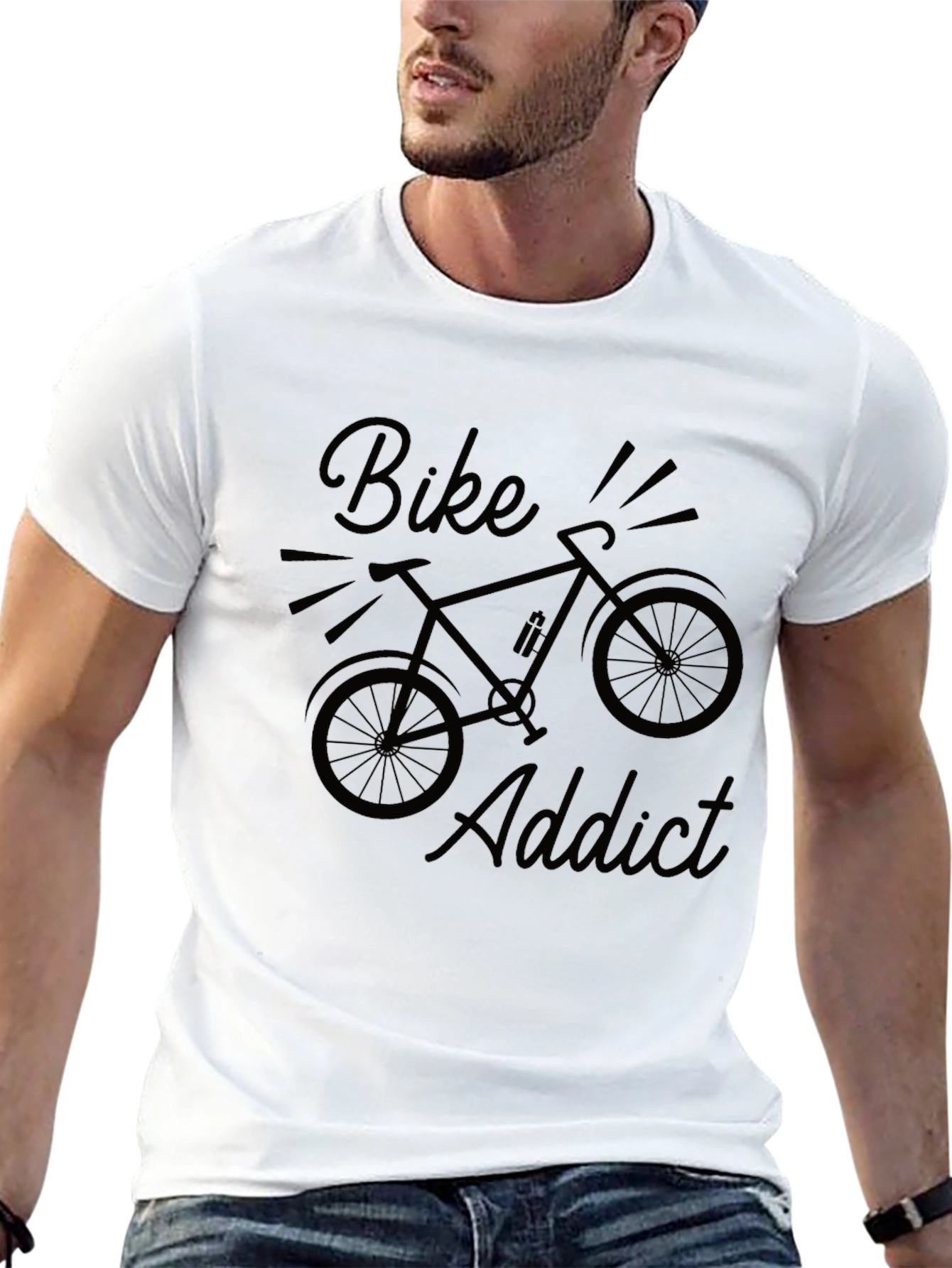 Bike Addict T-Shirt - Cycling Enthusiast Tee