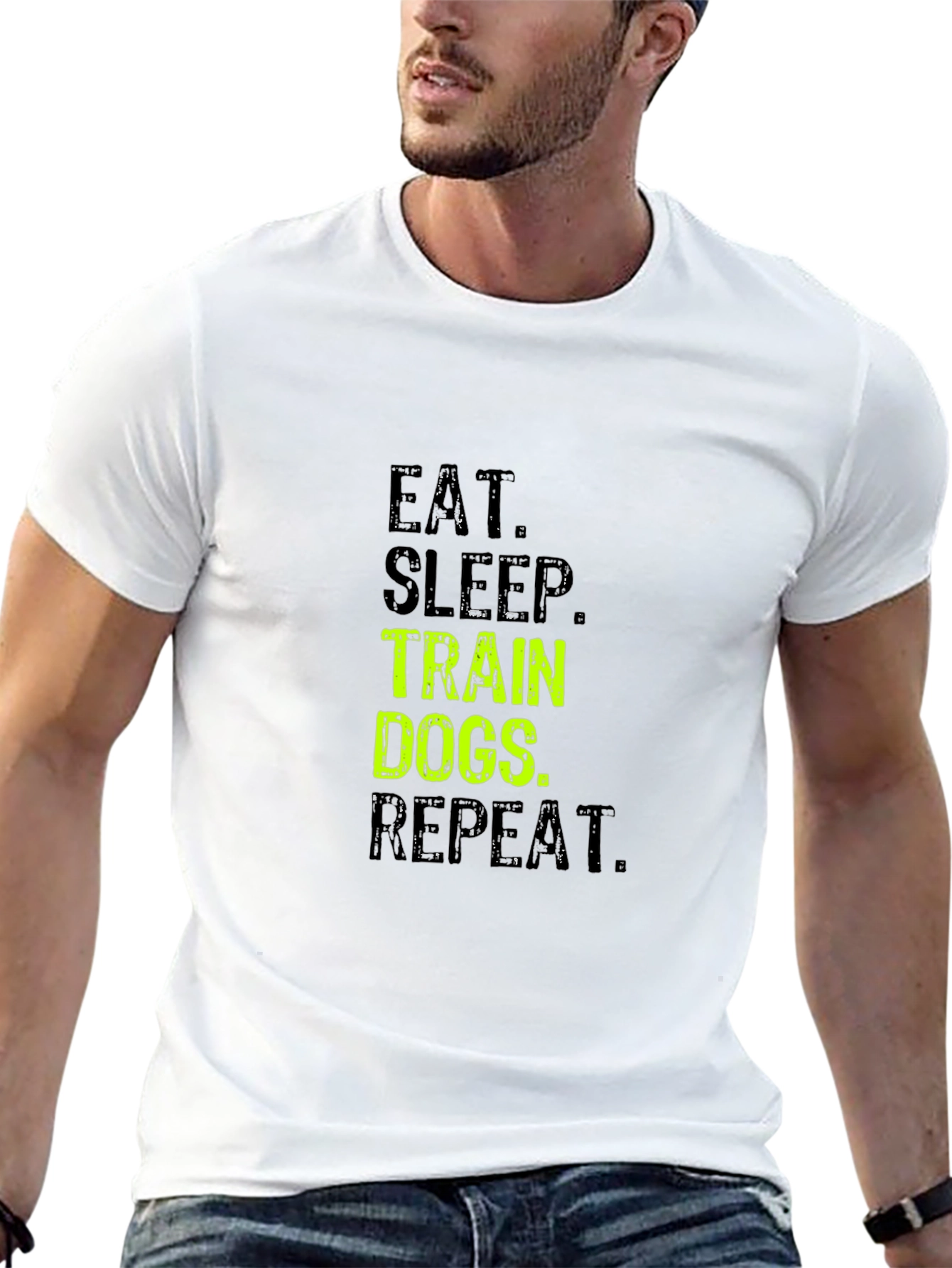 Eat Sleep Train Dogs Repeat T-Shirt