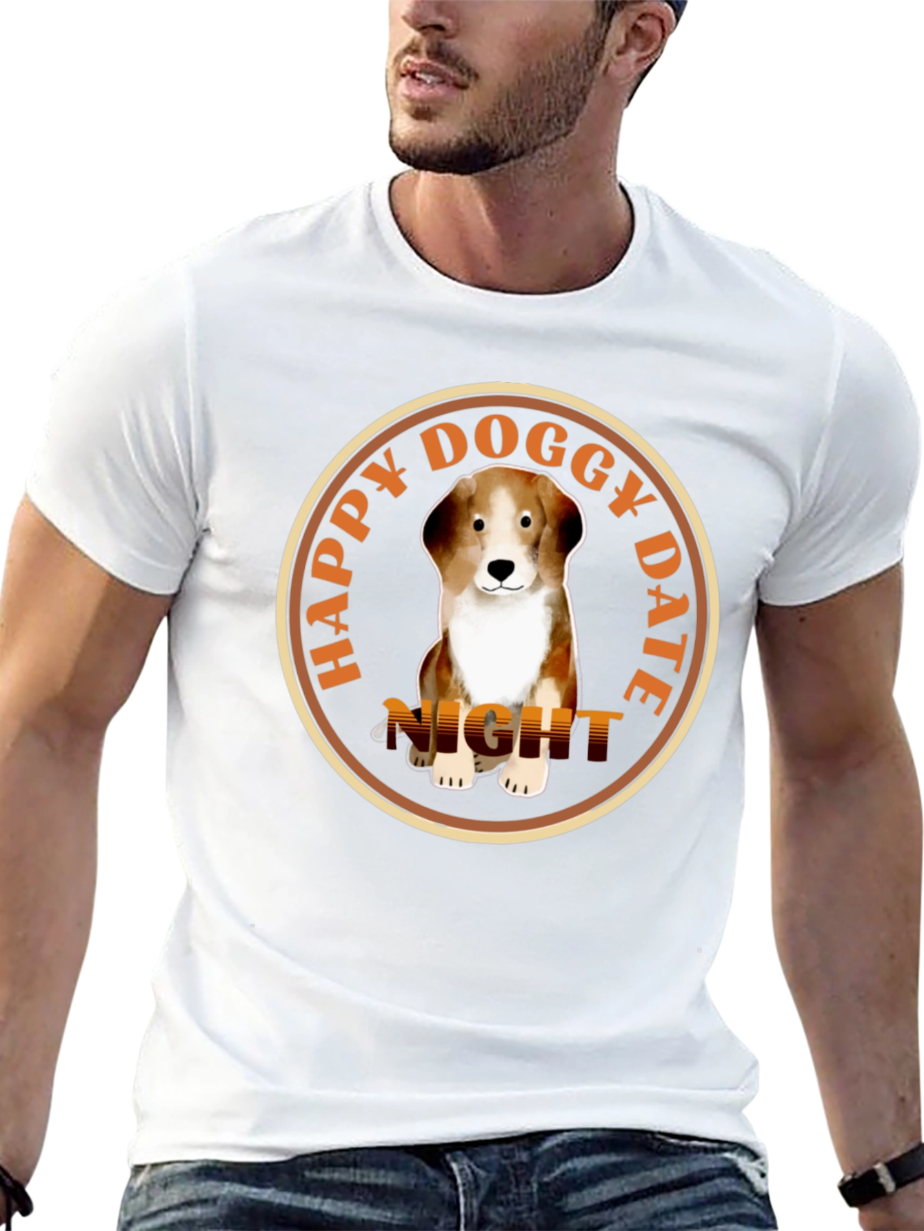 Happy Doggy Date Night T-Shirt