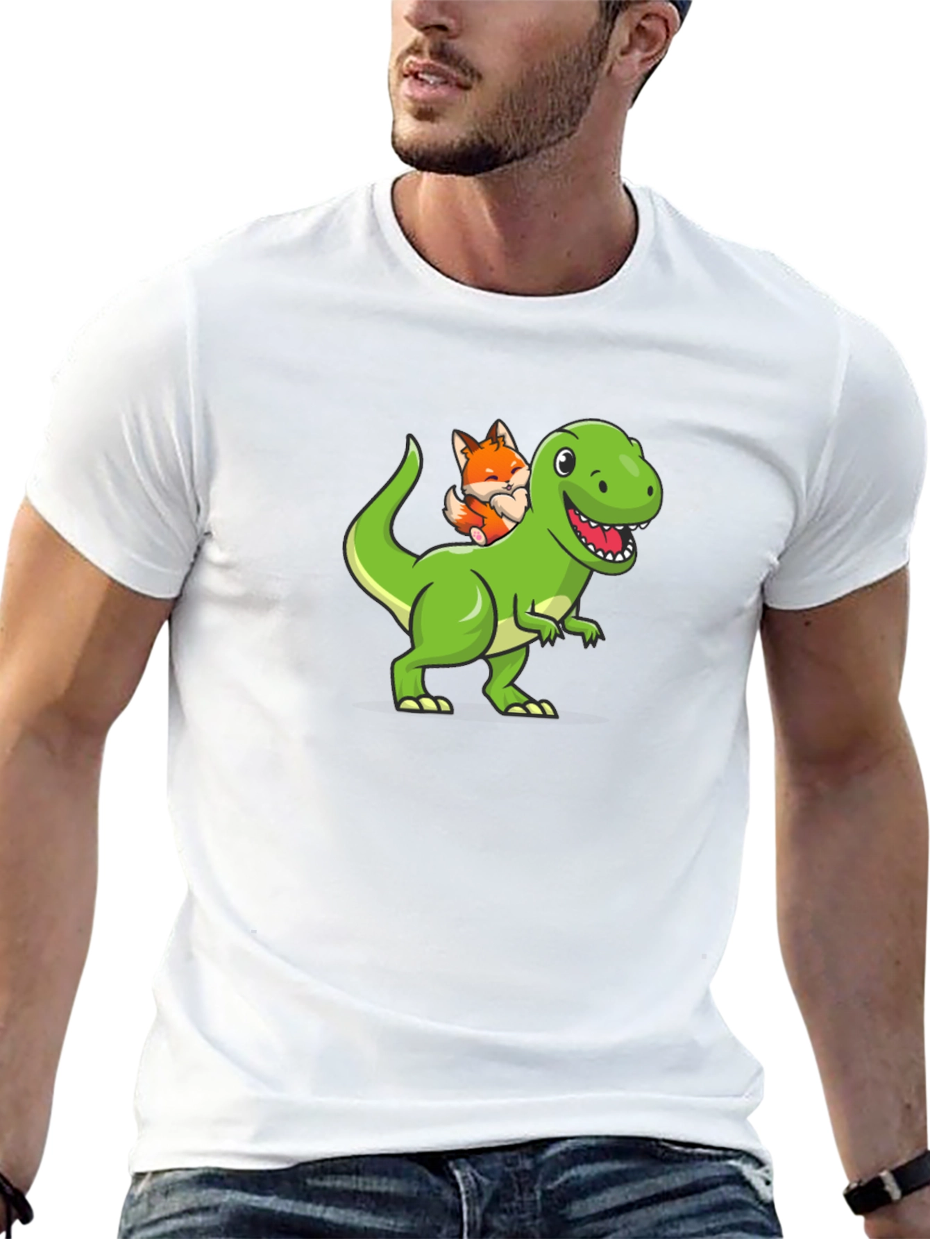 Dino & Fox Graphic Tee