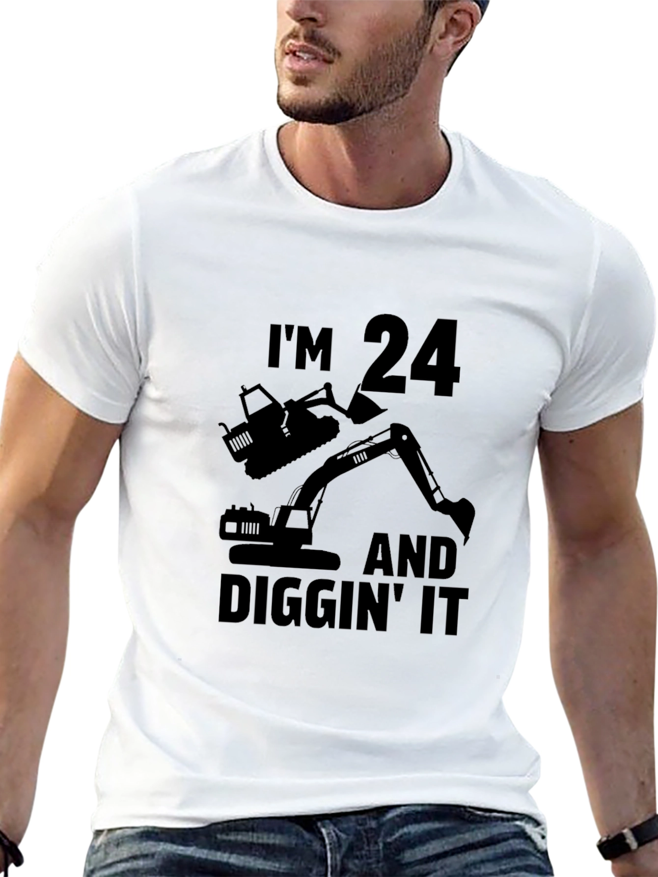 Im 24 Diggin It Excavator T-Shirt