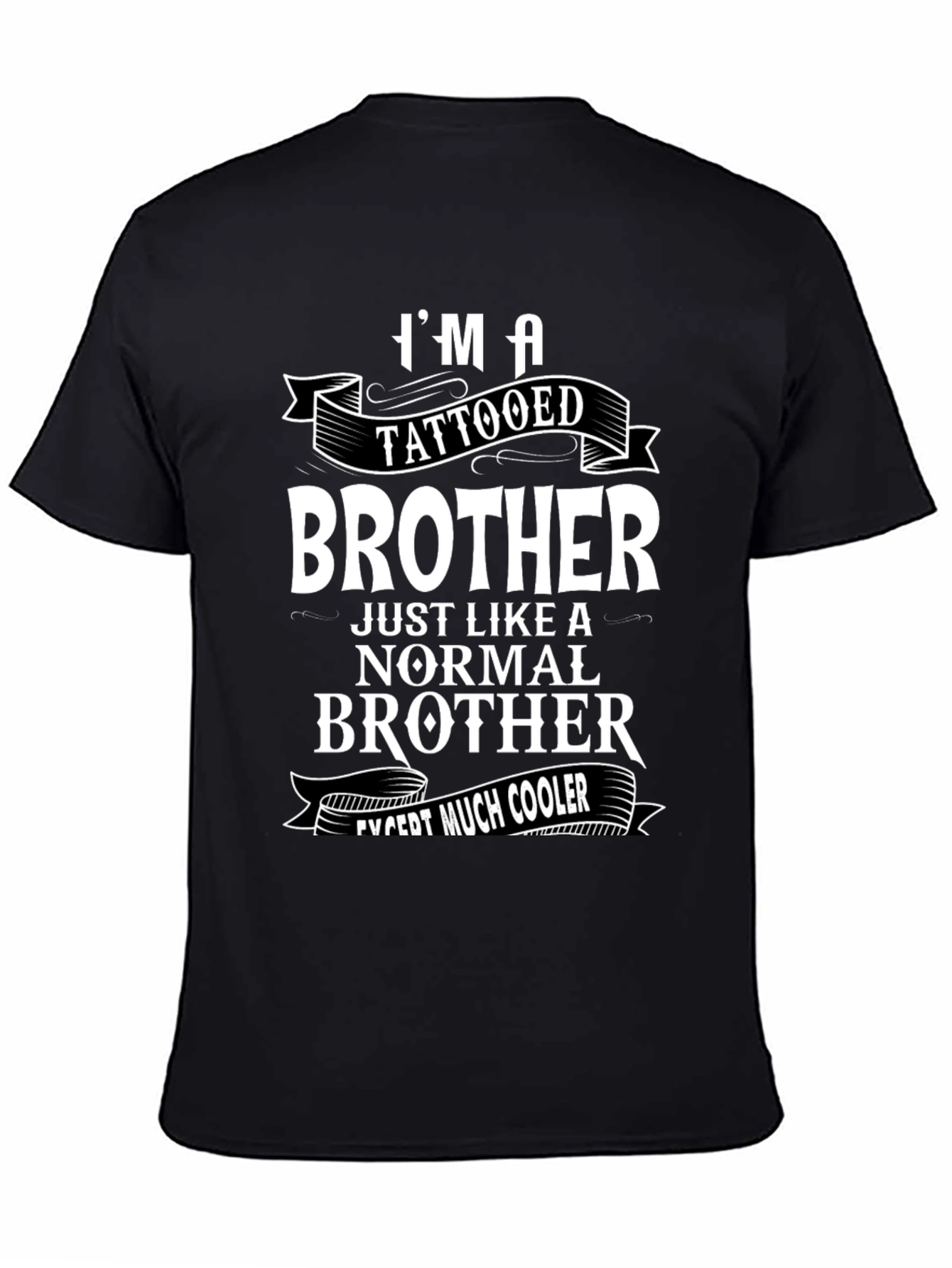 Tattooed Brother Graphic Tee - Cool Brother Shirt