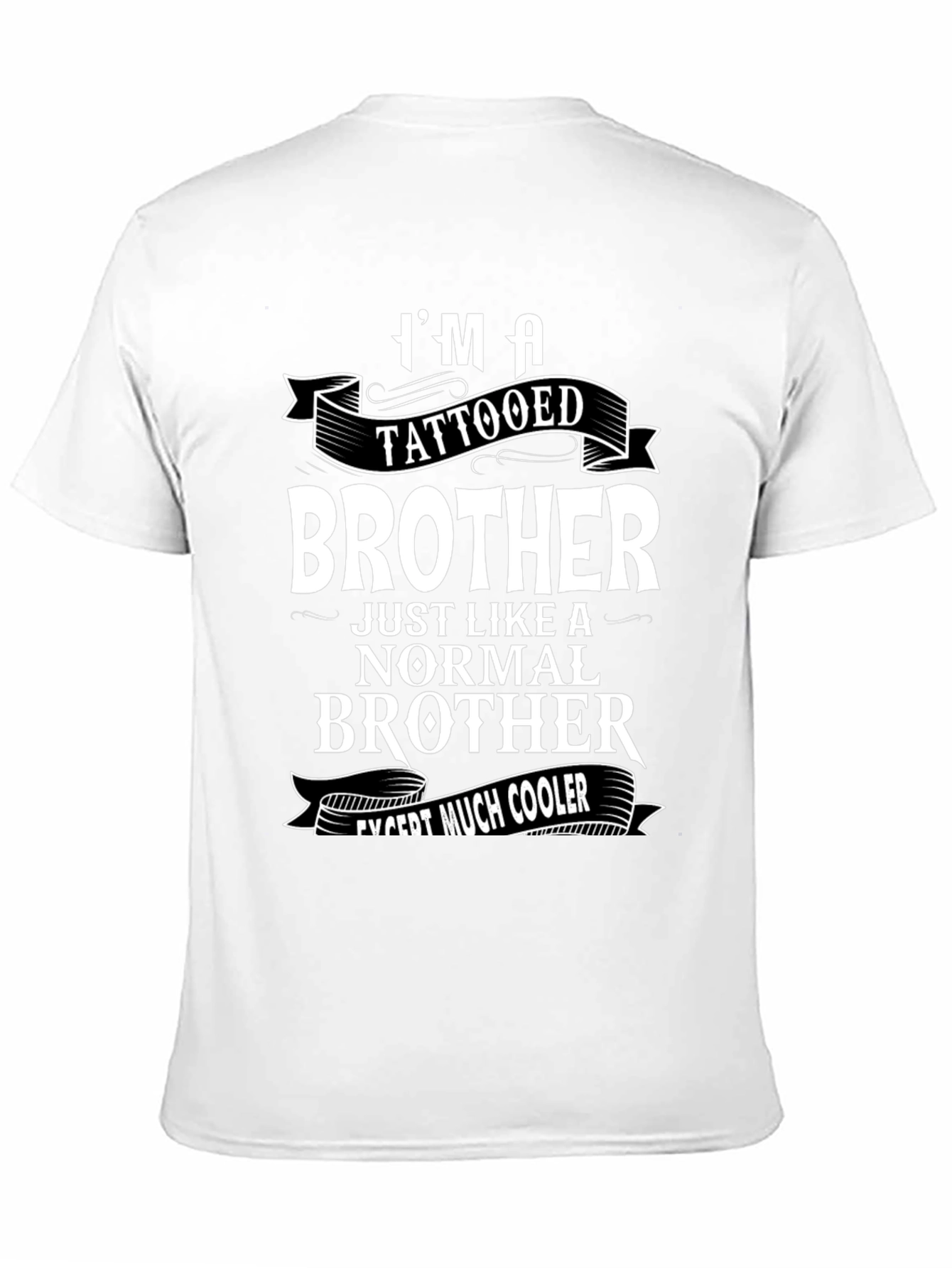 Tattooed Brother Graphic Tee - Cool Brother Shirt