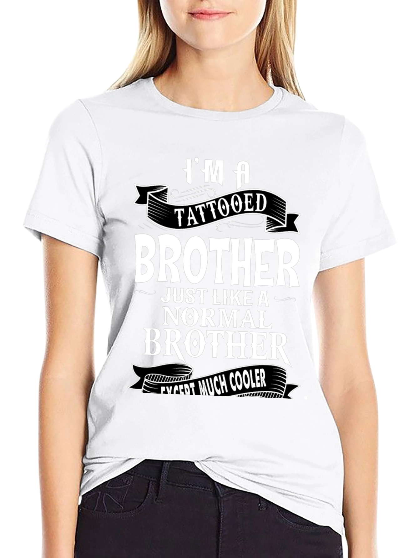 Tattooed Brother Graphic Tee - Cool Brother Shirt
