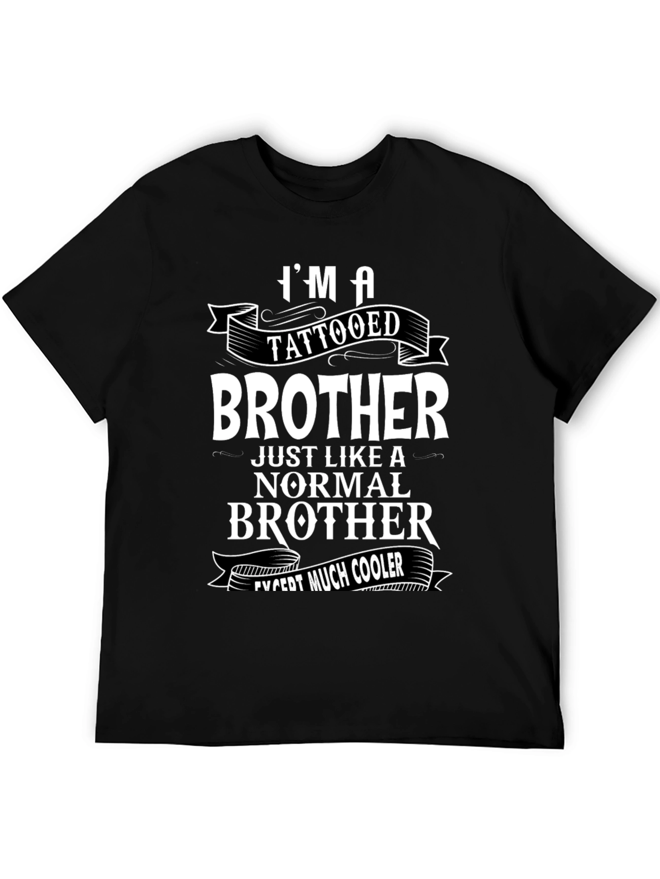 Tattooed Brother Graphic Tee - Cool Brother Shirt